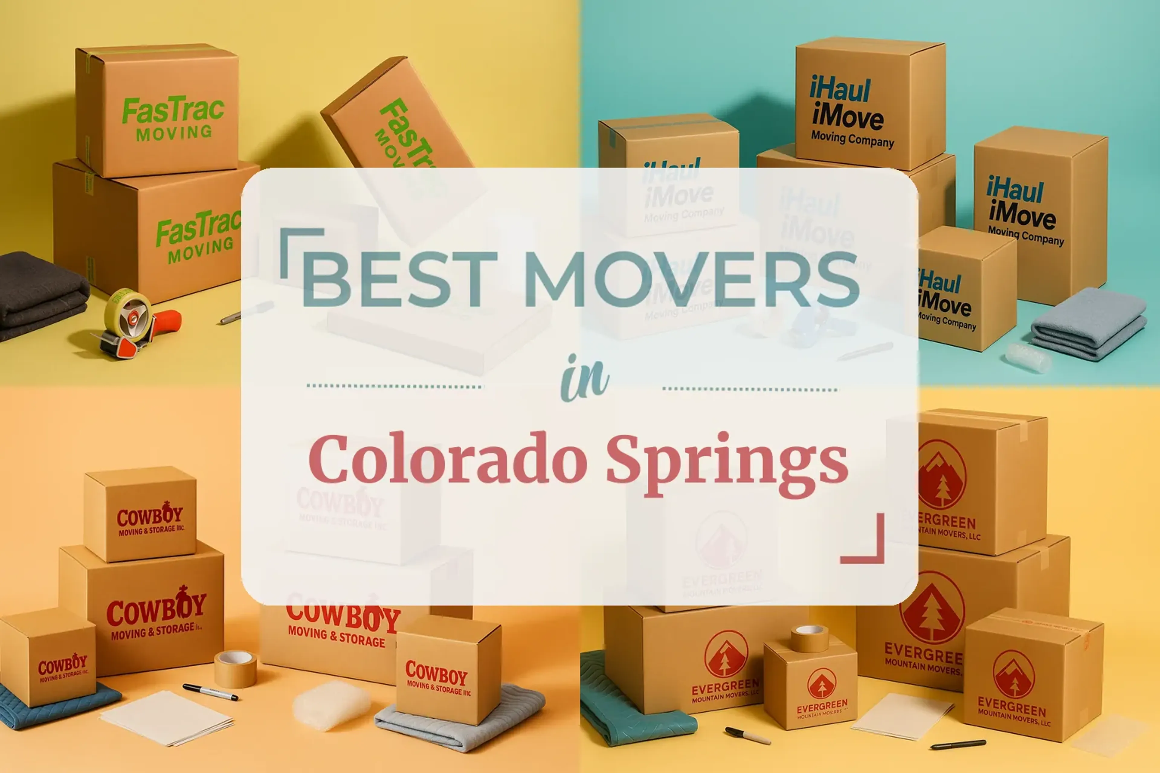 Side-by-side comparison of Colorado Springs moving companies