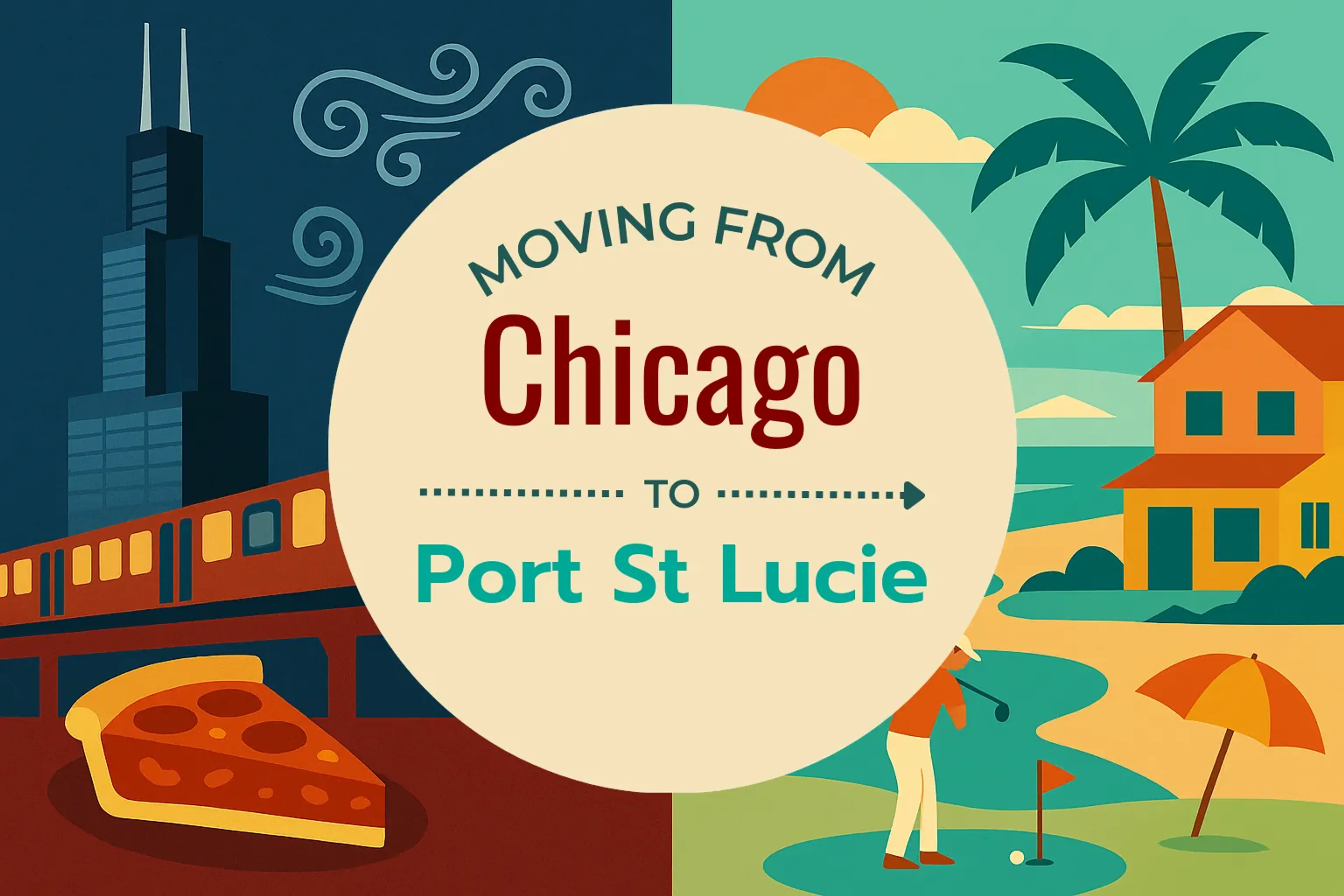 Side-by-side comparison of Chicago to Port St. Lucie moving companies
