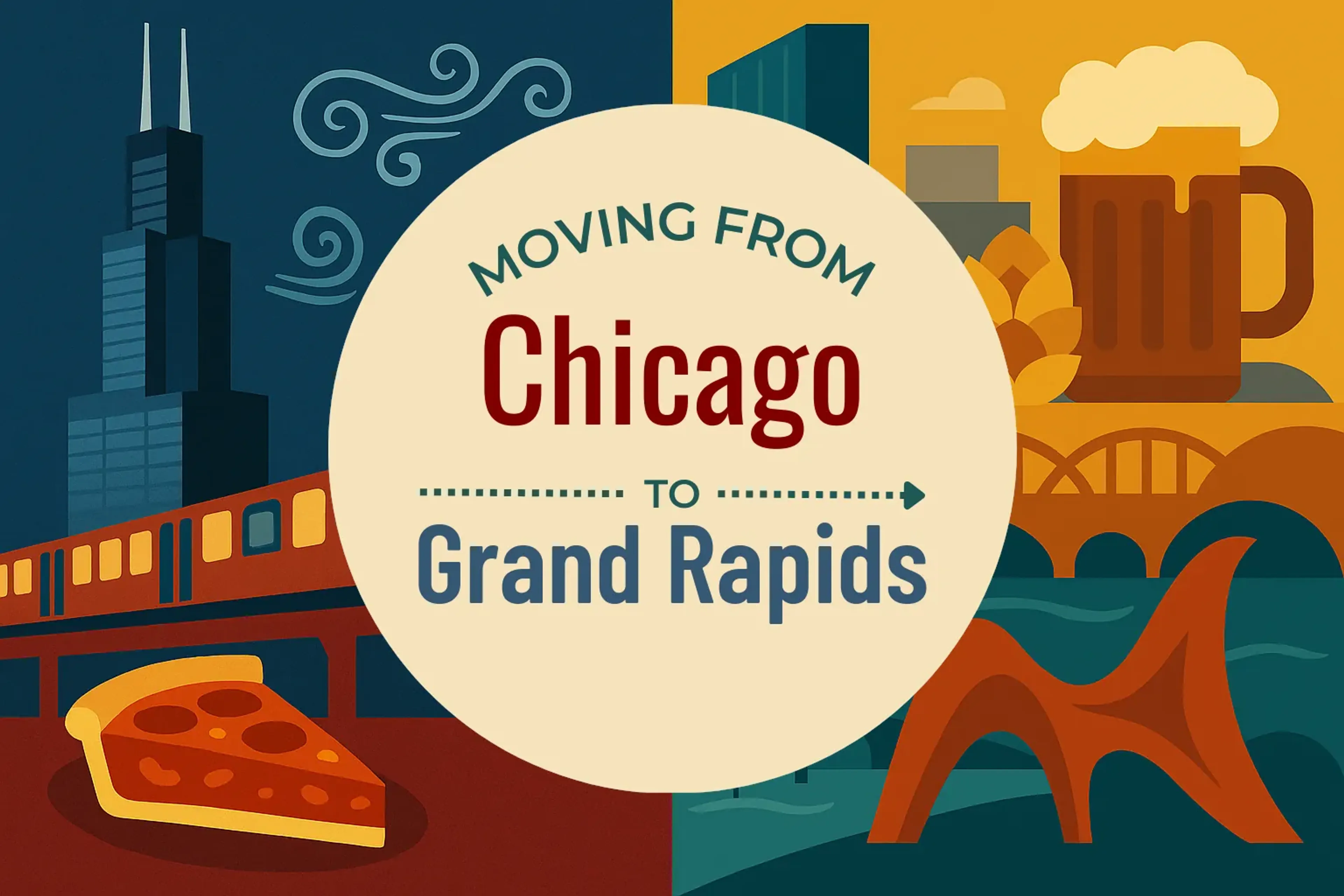 Side-by-side comparison of Chicago to Grand Rapids moving companies