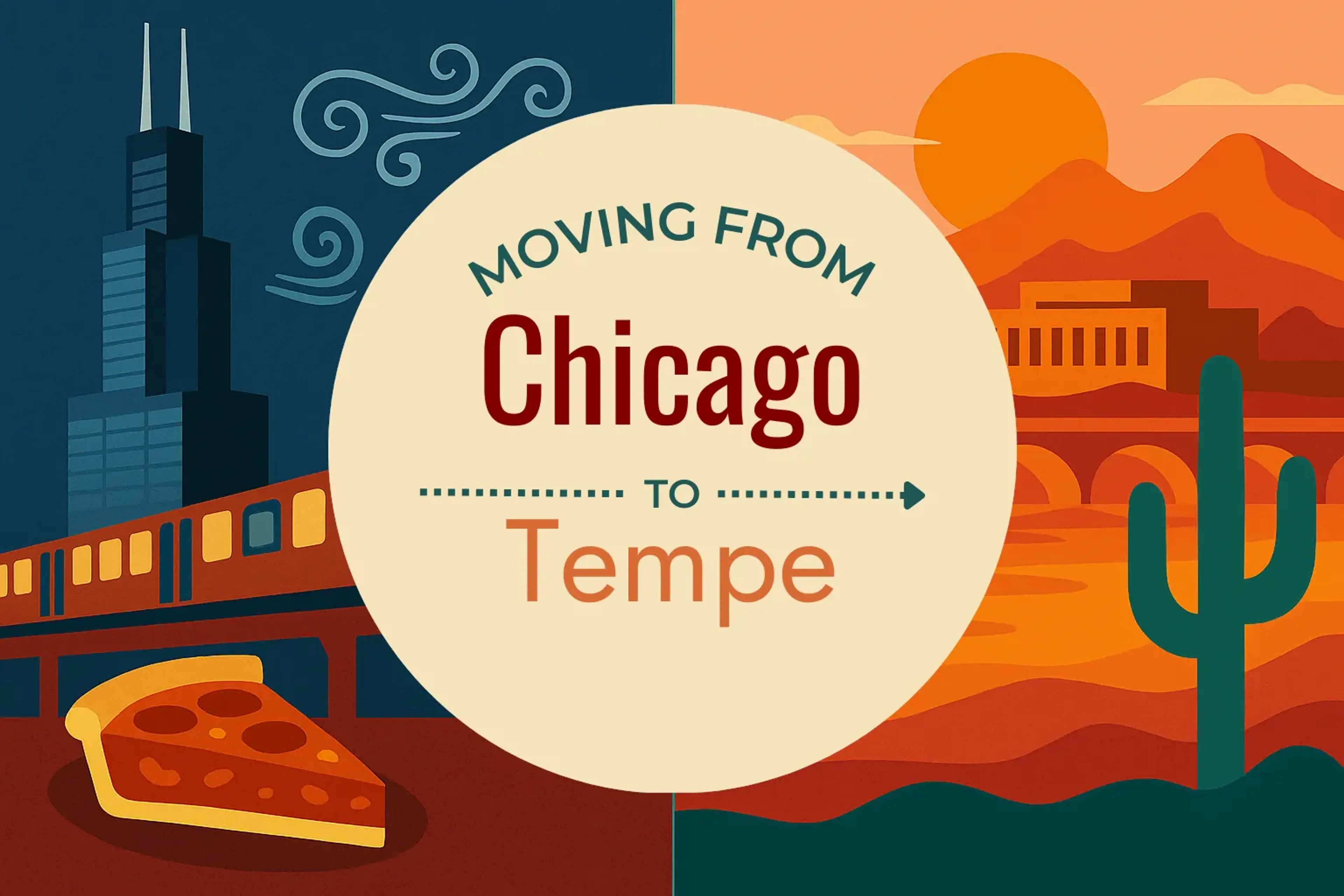 Side-by-side comparison of Chicago to Tempe moving companies