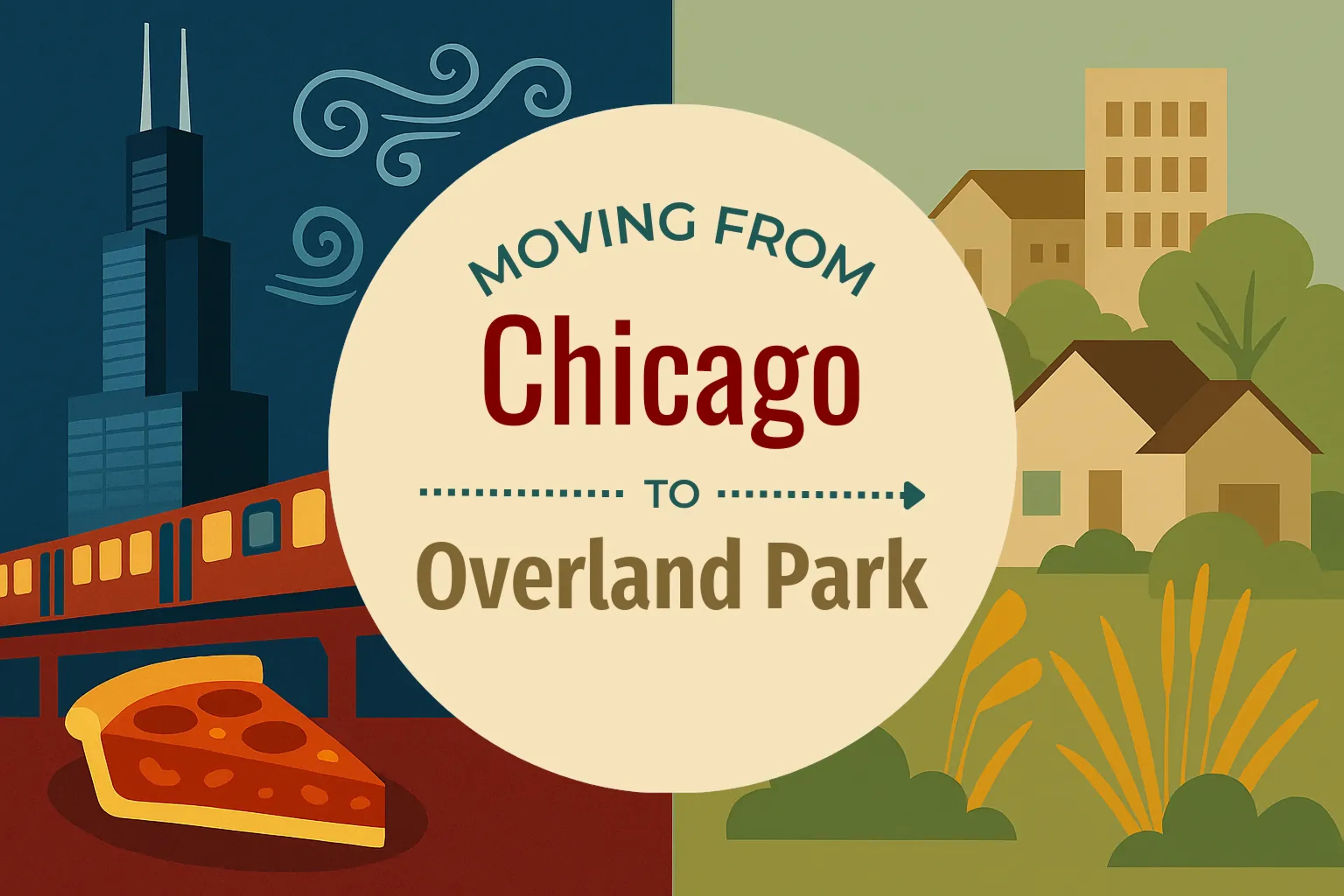 Side-by-side comparison of Chicago to Overland Park moving companies