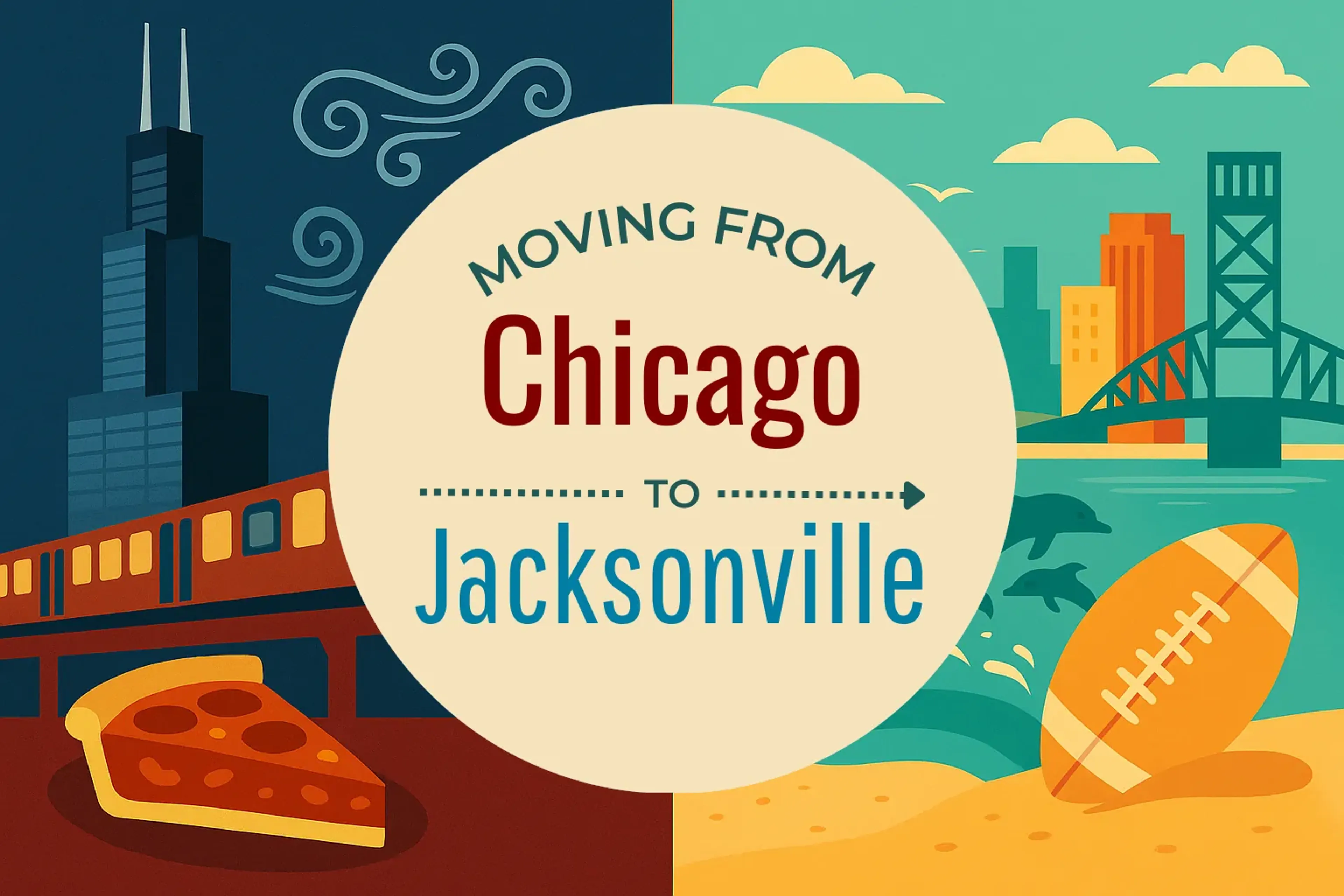Side-by-side comparison of Chicago to Jacksonville moving companies
