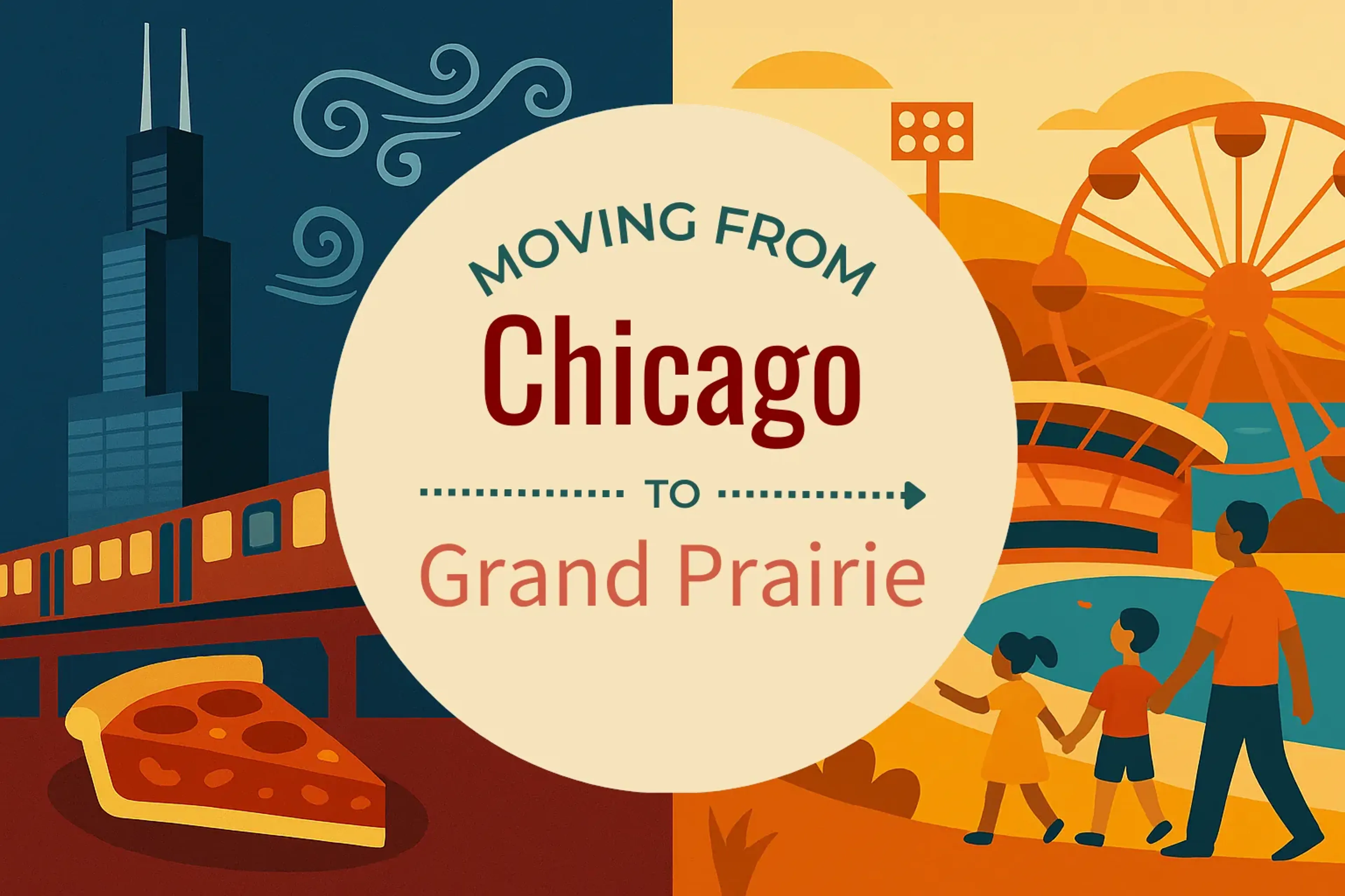 Side-by-side comparison of Chicago to Grand Prairie moving companies