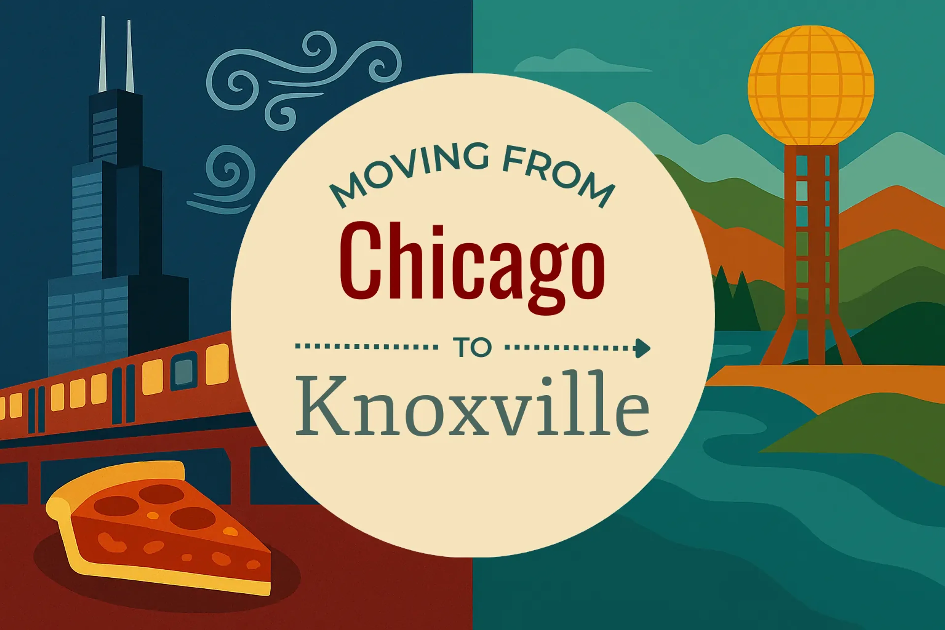 Side-by-side comparison of Chicago to Knoxville moving companies