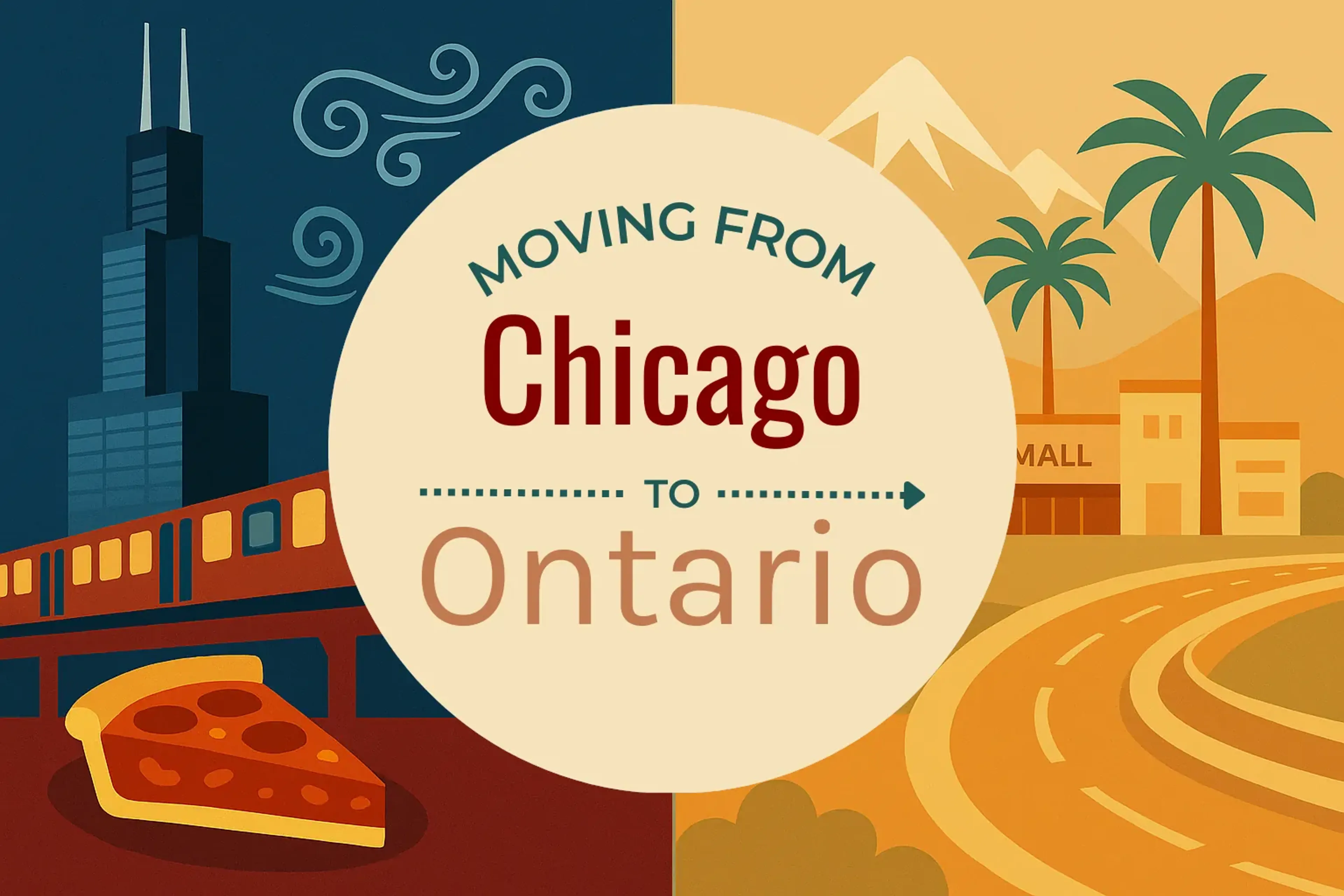 Side-by-side comparison of Chicago to Ontario moving companies