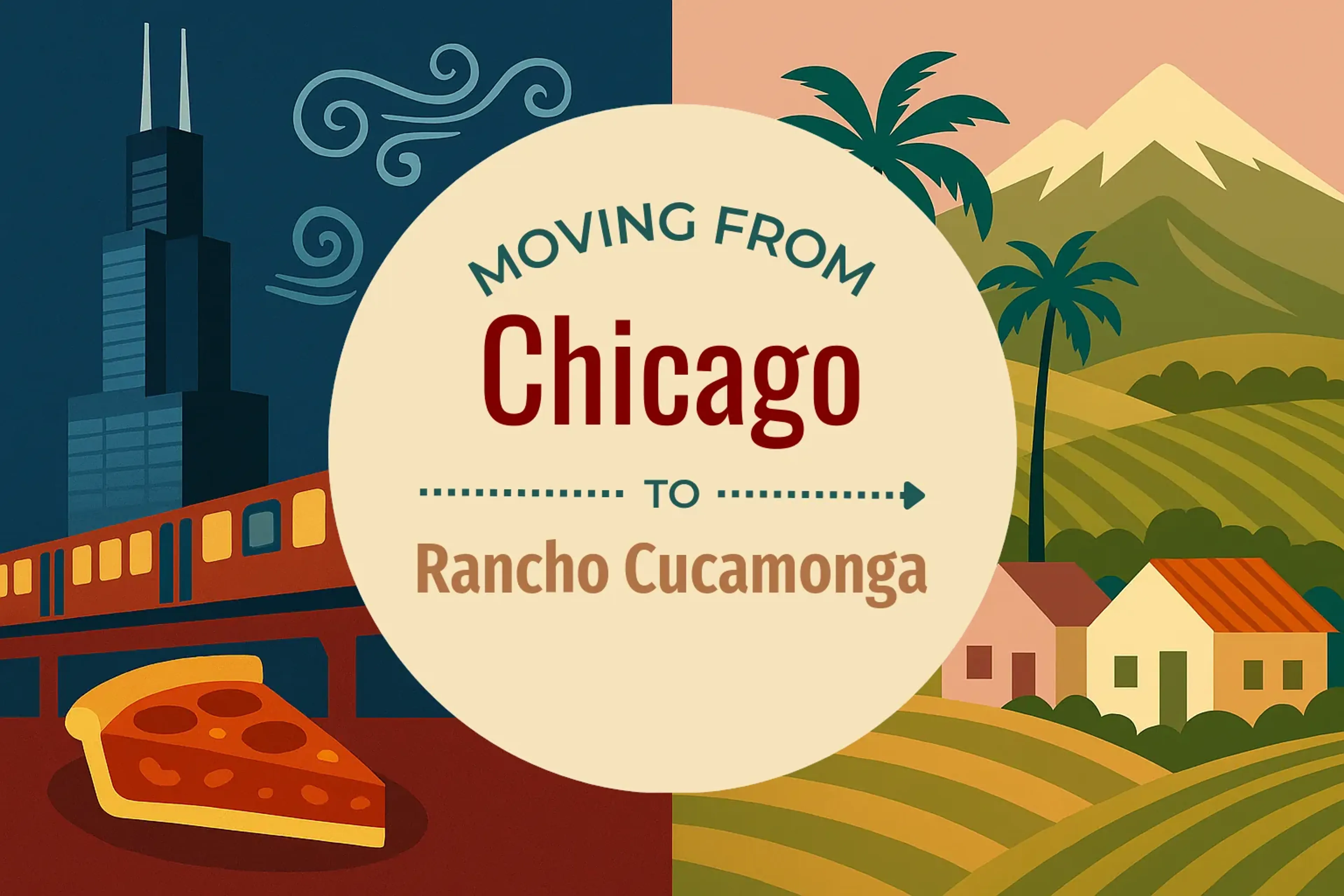 Side-by-side comparison of Chicago to Rancho Cucamonga moving companies