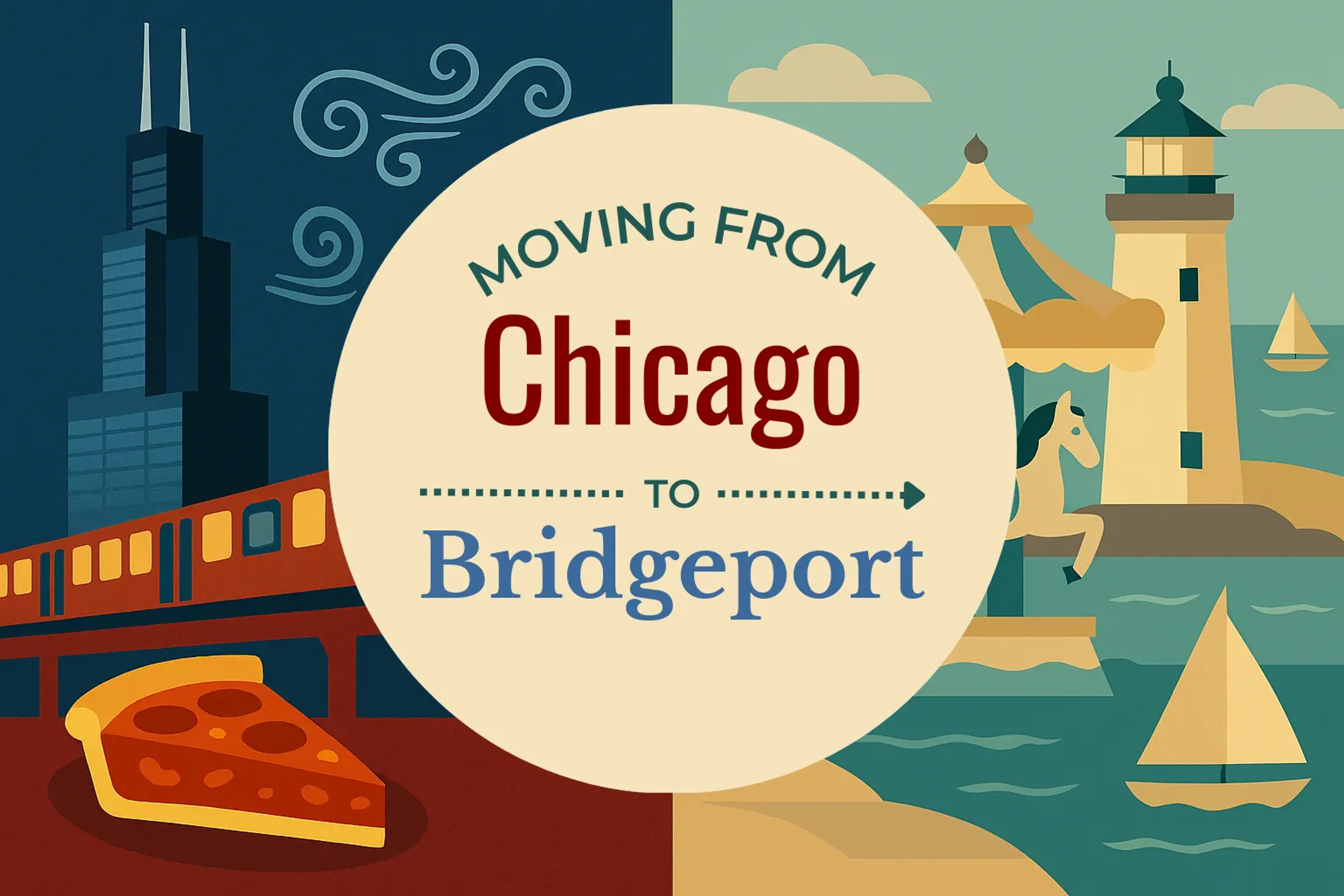 Side-by-side comparison of Chicago to Bridgeport moving companies