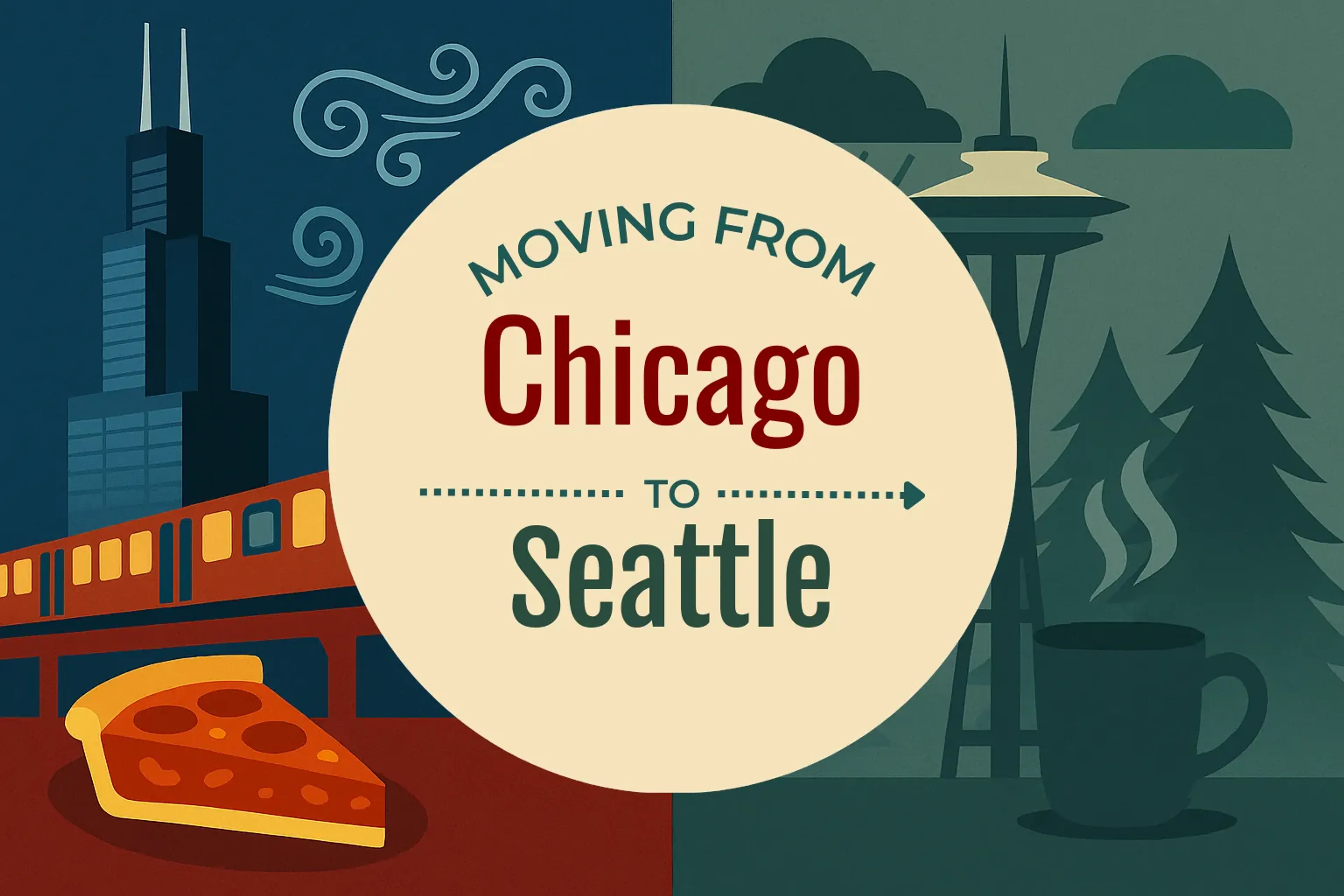 Side-by-side comparison of Chicago to Seattle moving companies