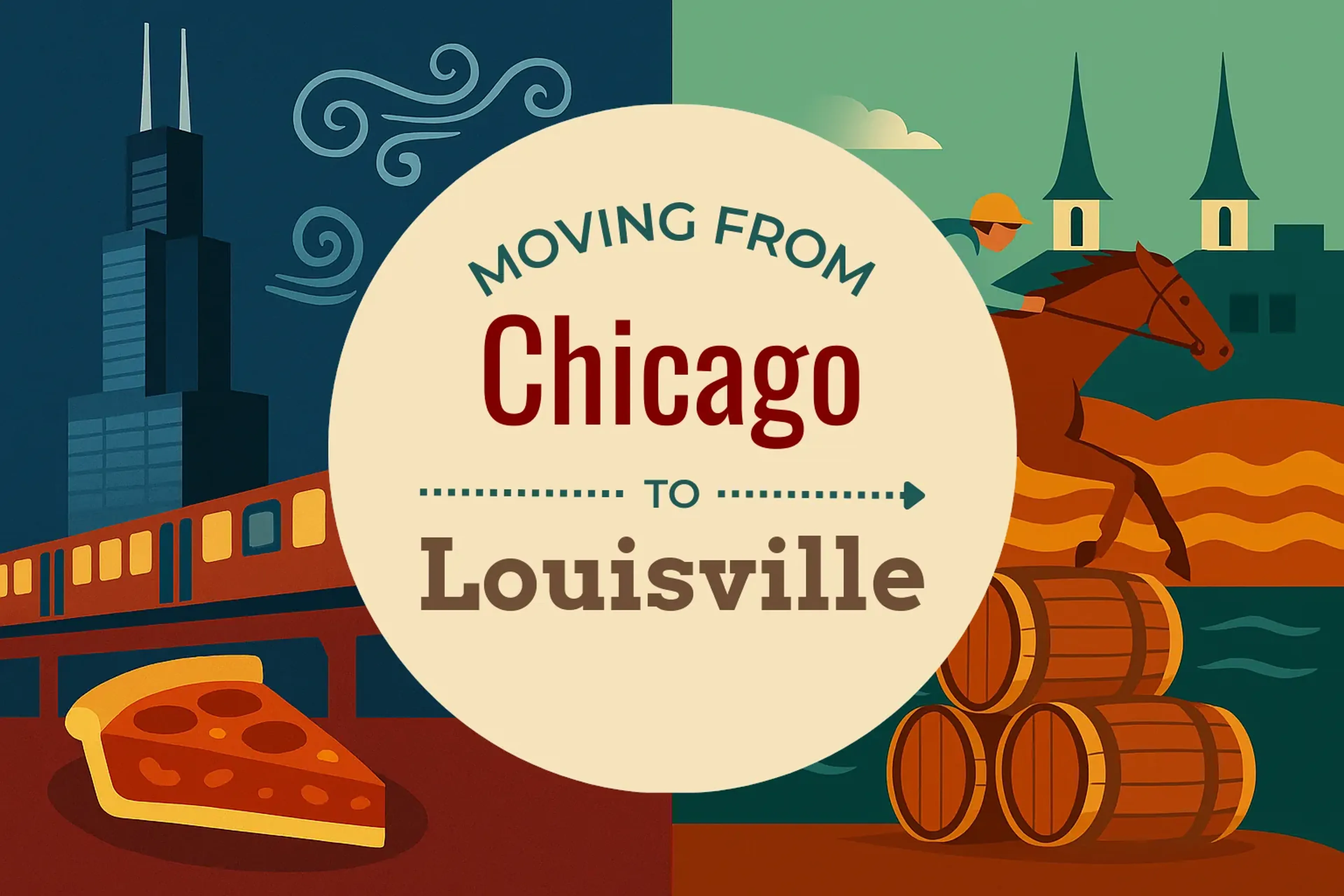 Side-by-side comparison of Chicago to Louisville moving companies