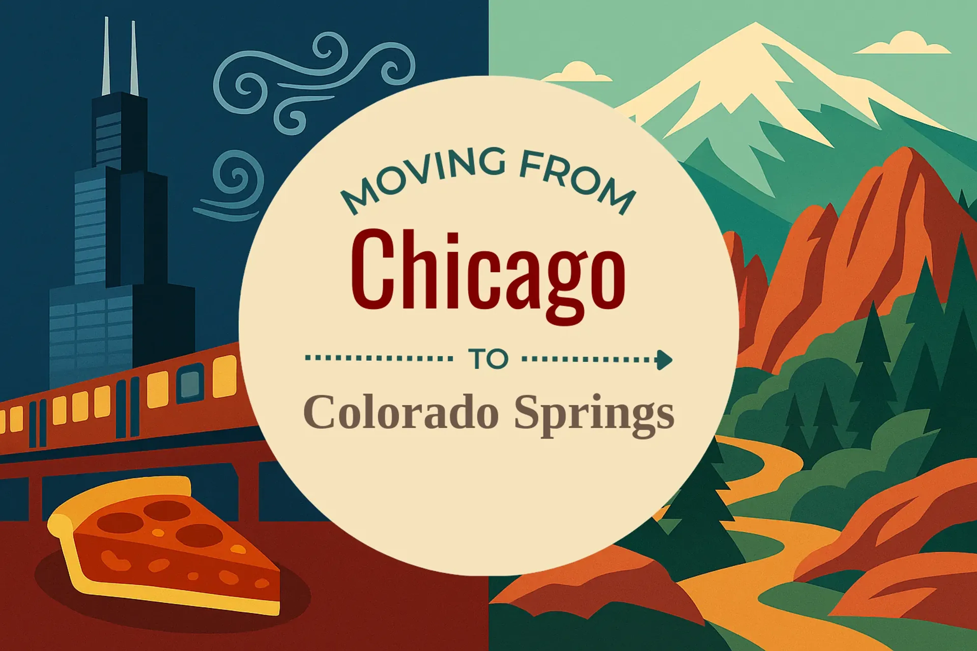 Side-by-side comparison of Chicago to Colorado Springs moving companies