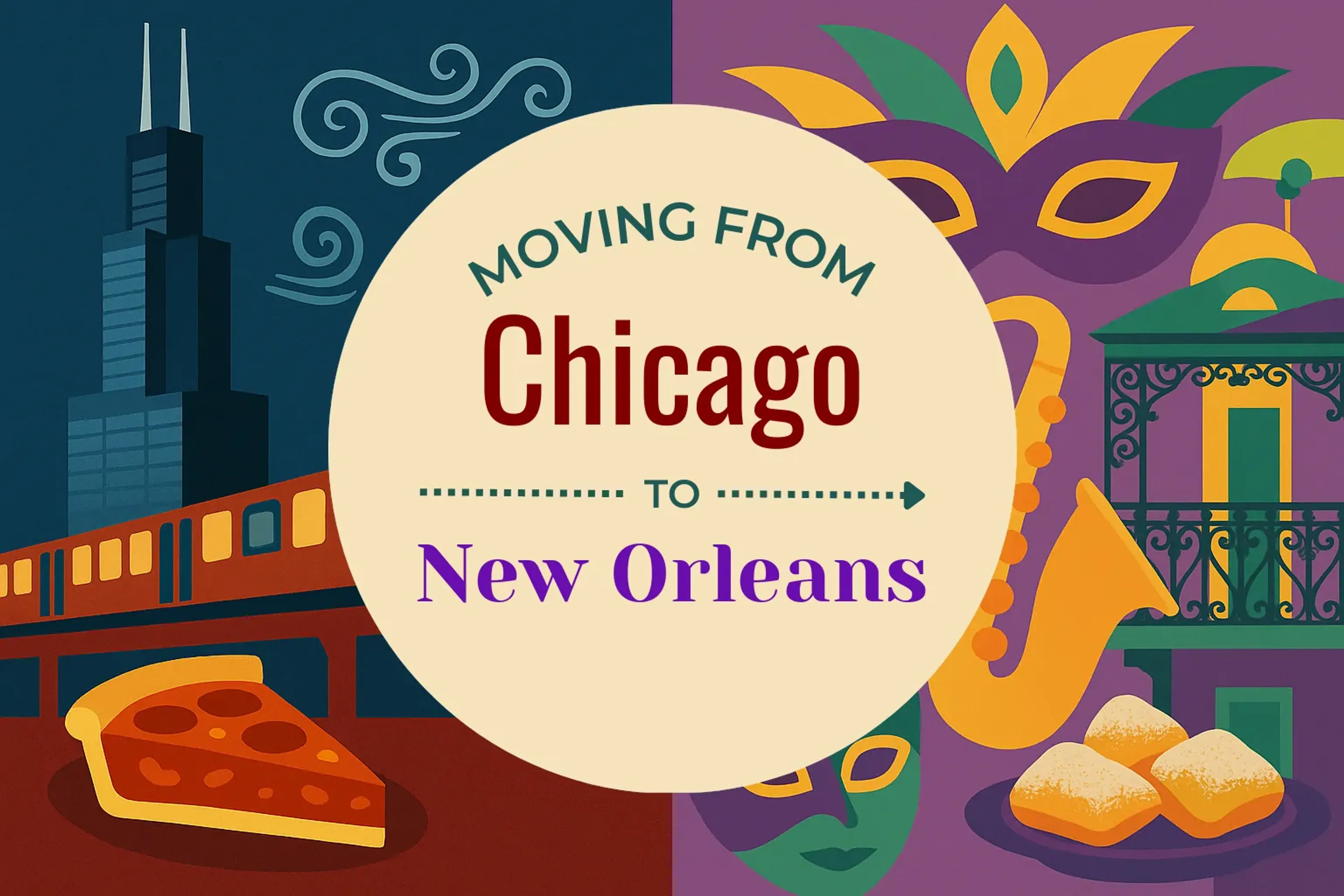 Side-by-side comparison of Chicago to New Orleans moving companies