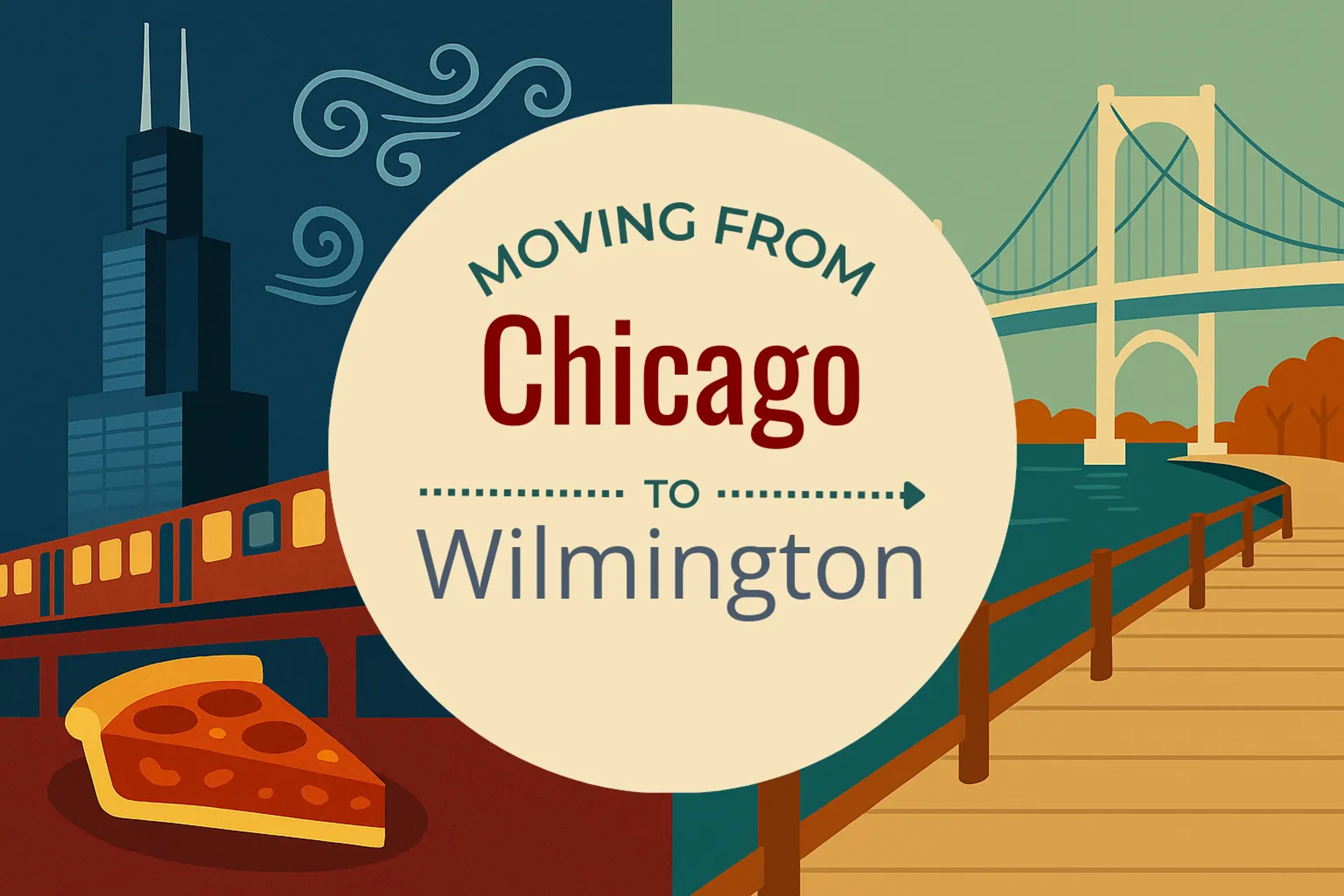 Side-by-side comparison of Chicago to Wilmington moving companies