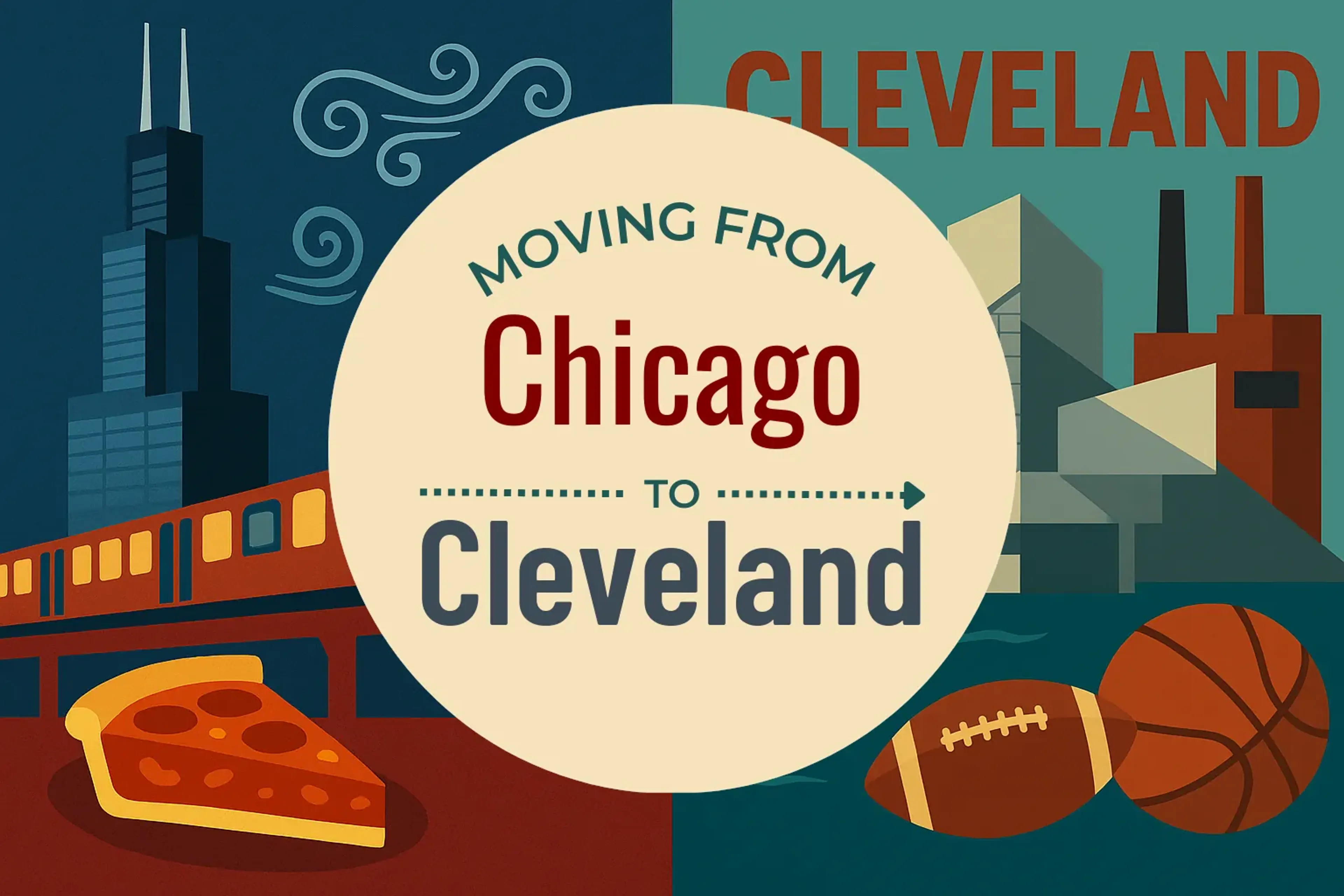 Side-by-side comparison of Chicago to Cleveland moving companies