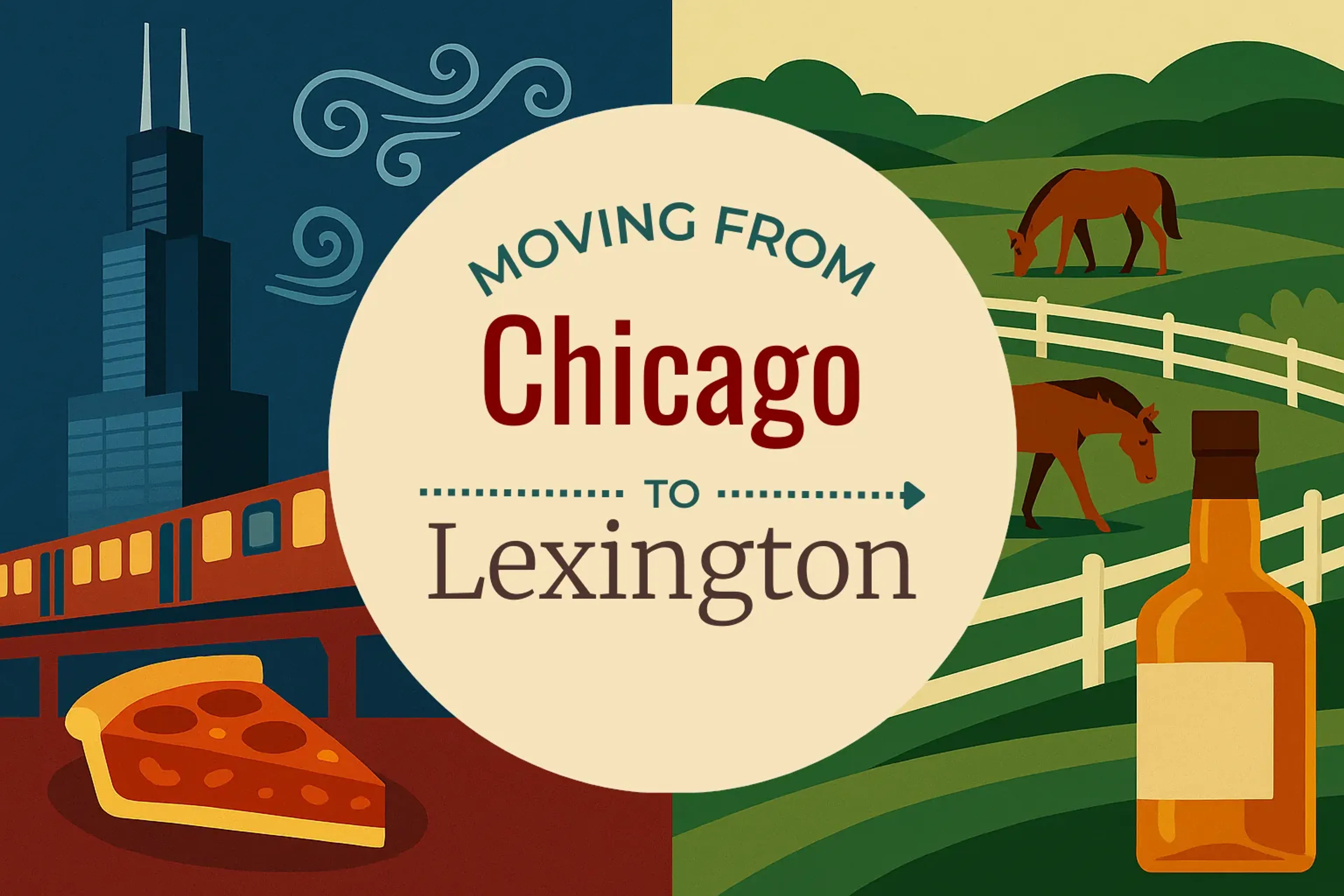 Side-by-side comparison of Chicago to Lexington moving companies