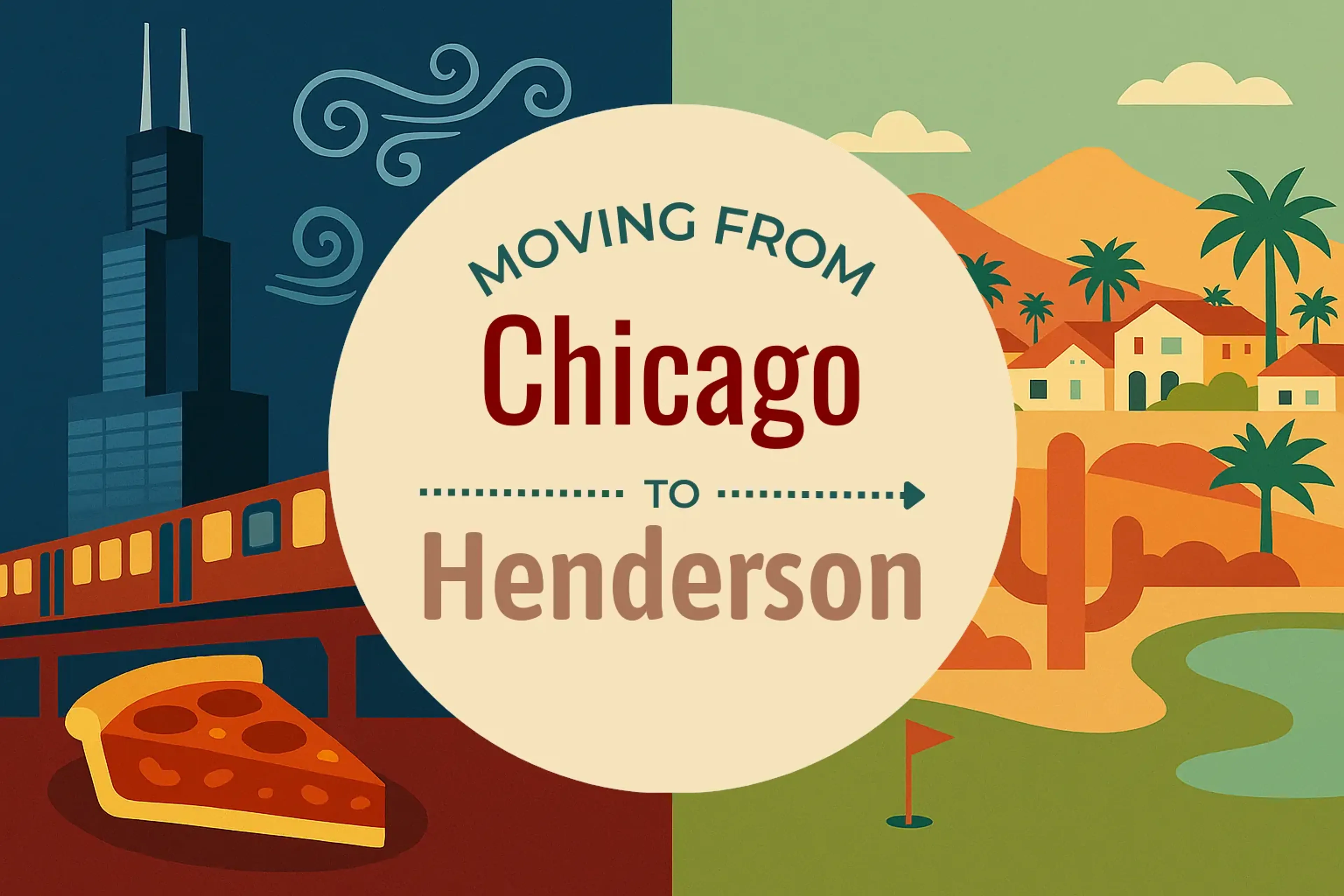 Side-by-side comparison of Chicago to Henderson moving companies