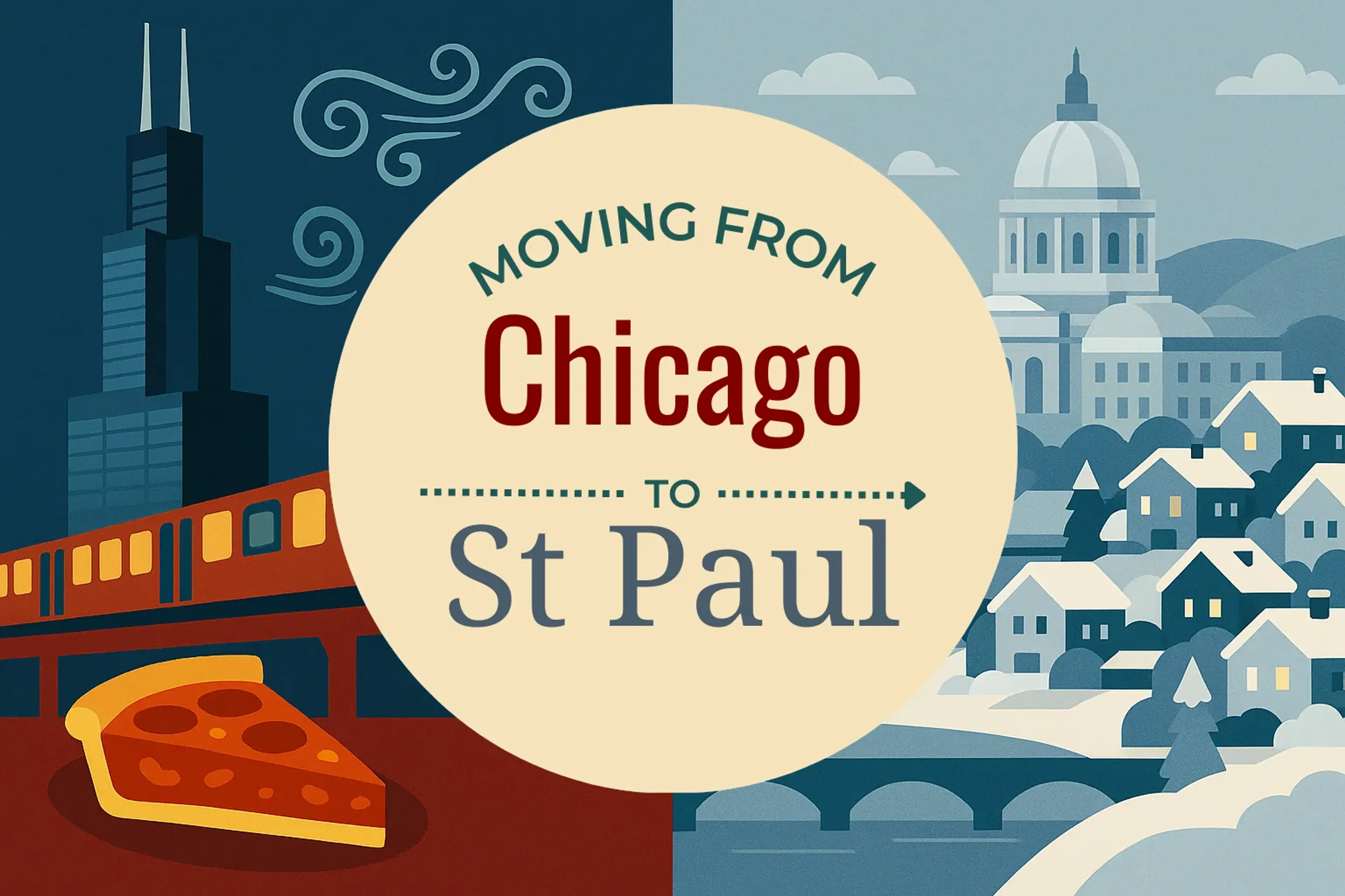 Side-by-side comparison of Chicago to St. Paul moving companies