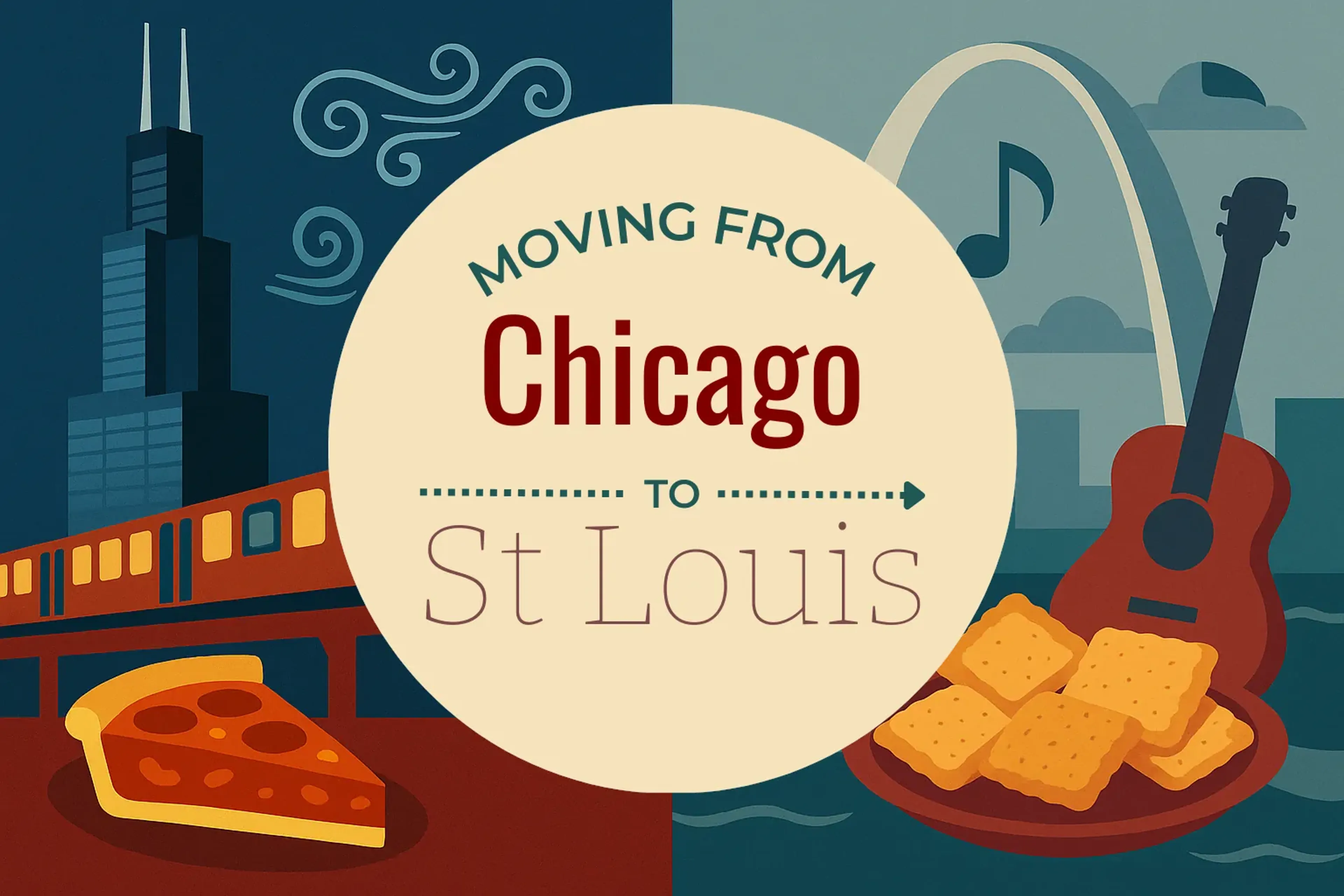 Side-by-side comparison of Chicago to St. Louis moving companies