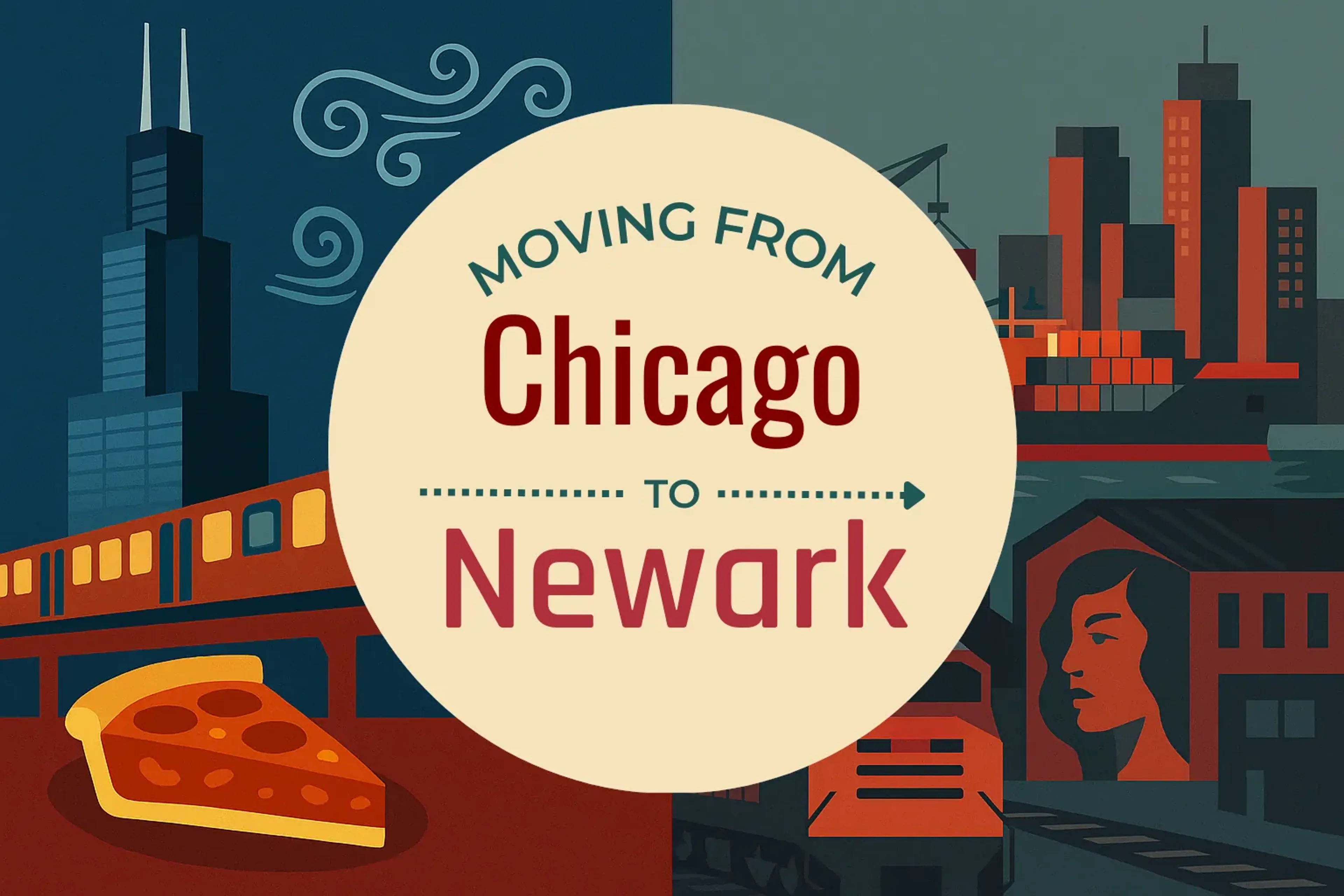 Side-by-side comparison of Chicago to Newark moving companies
