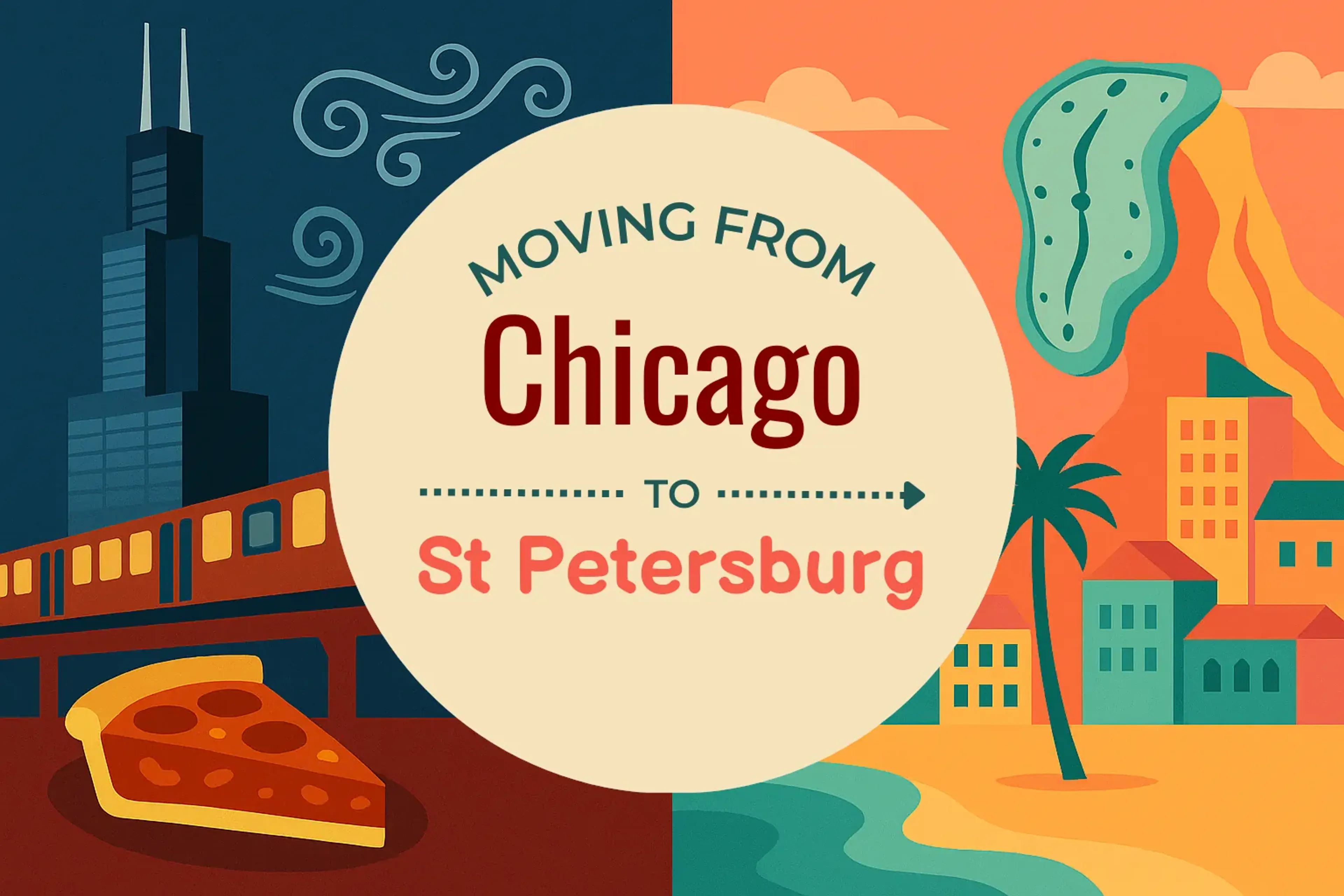 Side-by-side comparison of Chicago to St. Petersburg moving companies