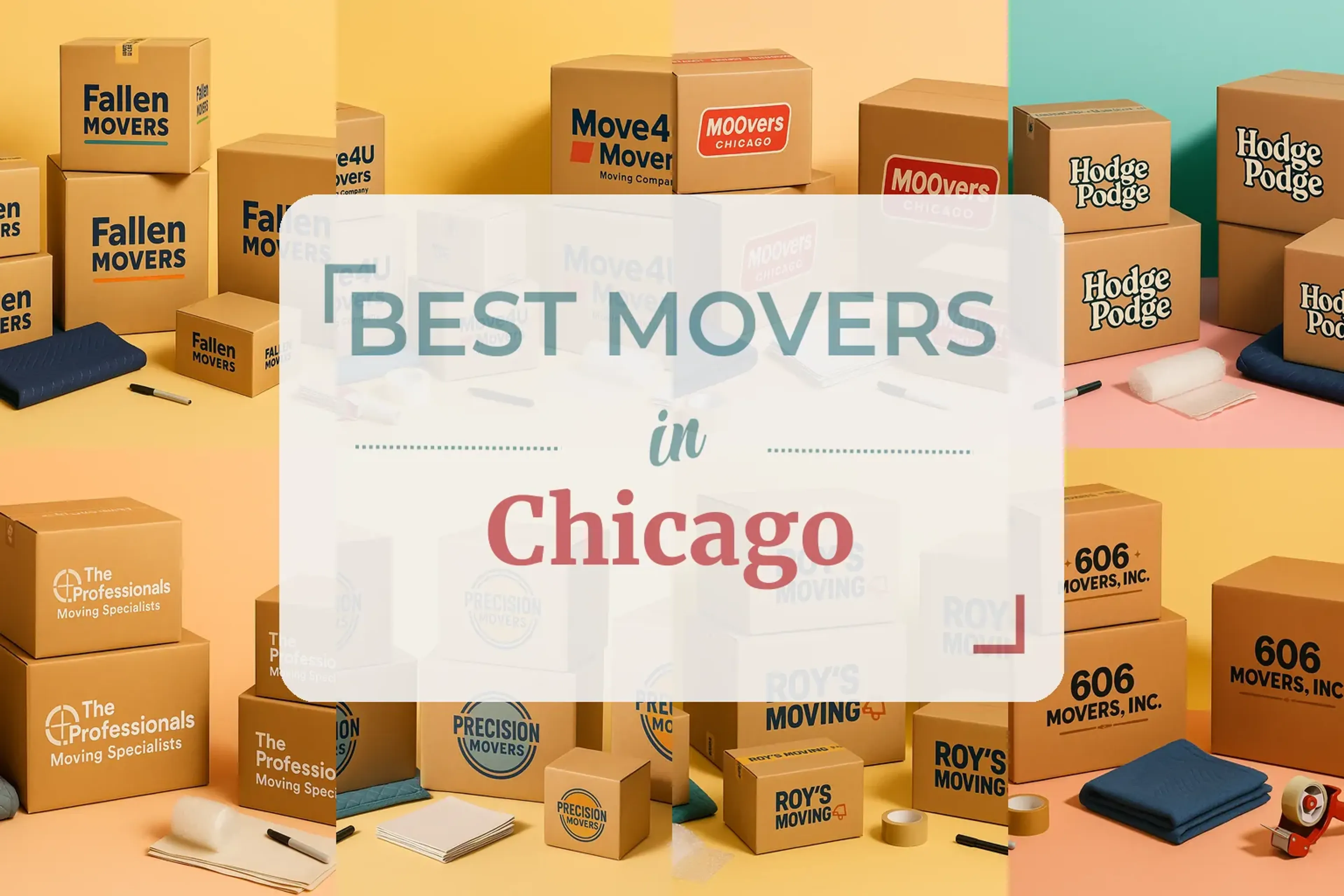 Side-by-side comparison of Chicago moving companies