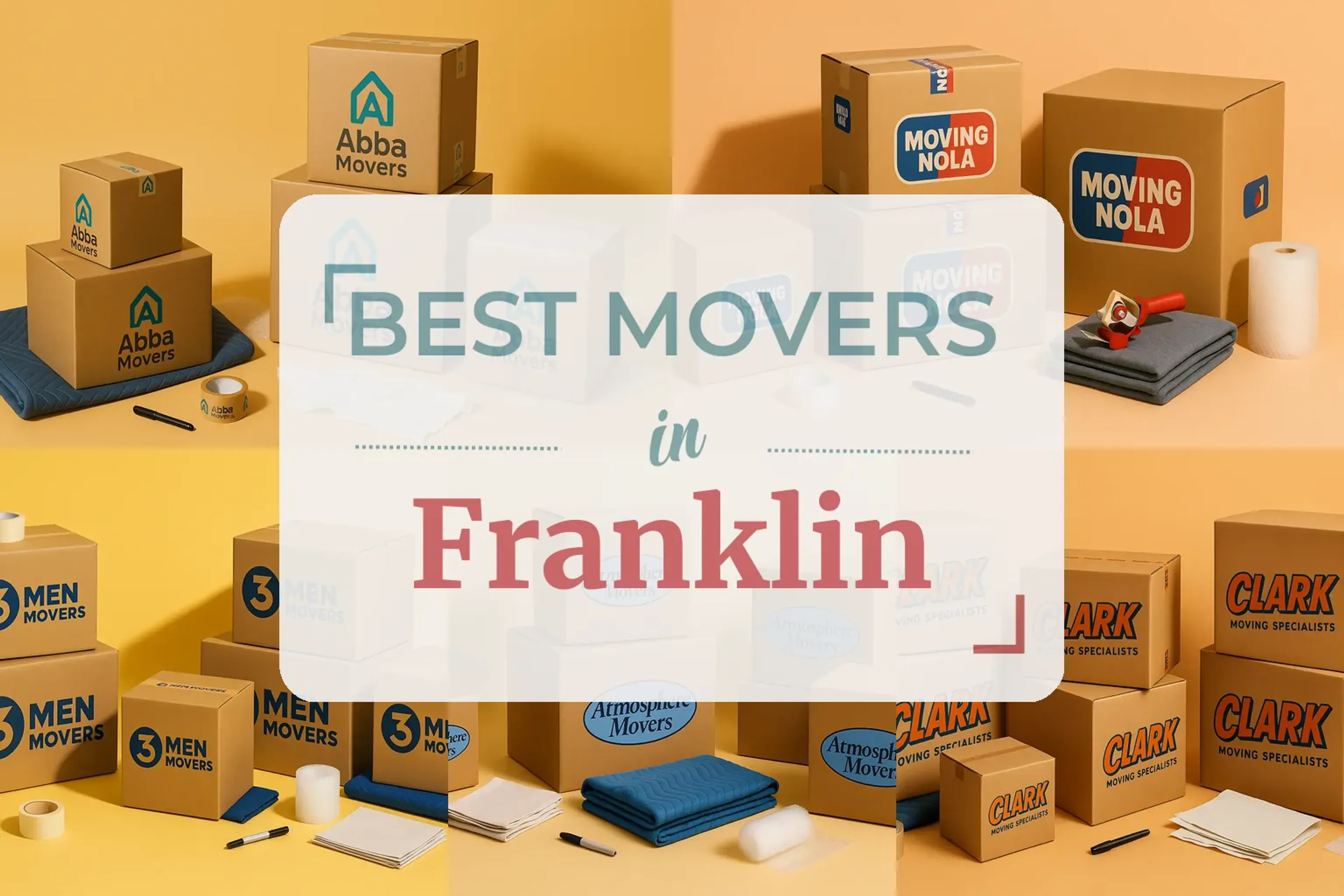 Side-by-side comparison of Franklin moving companies