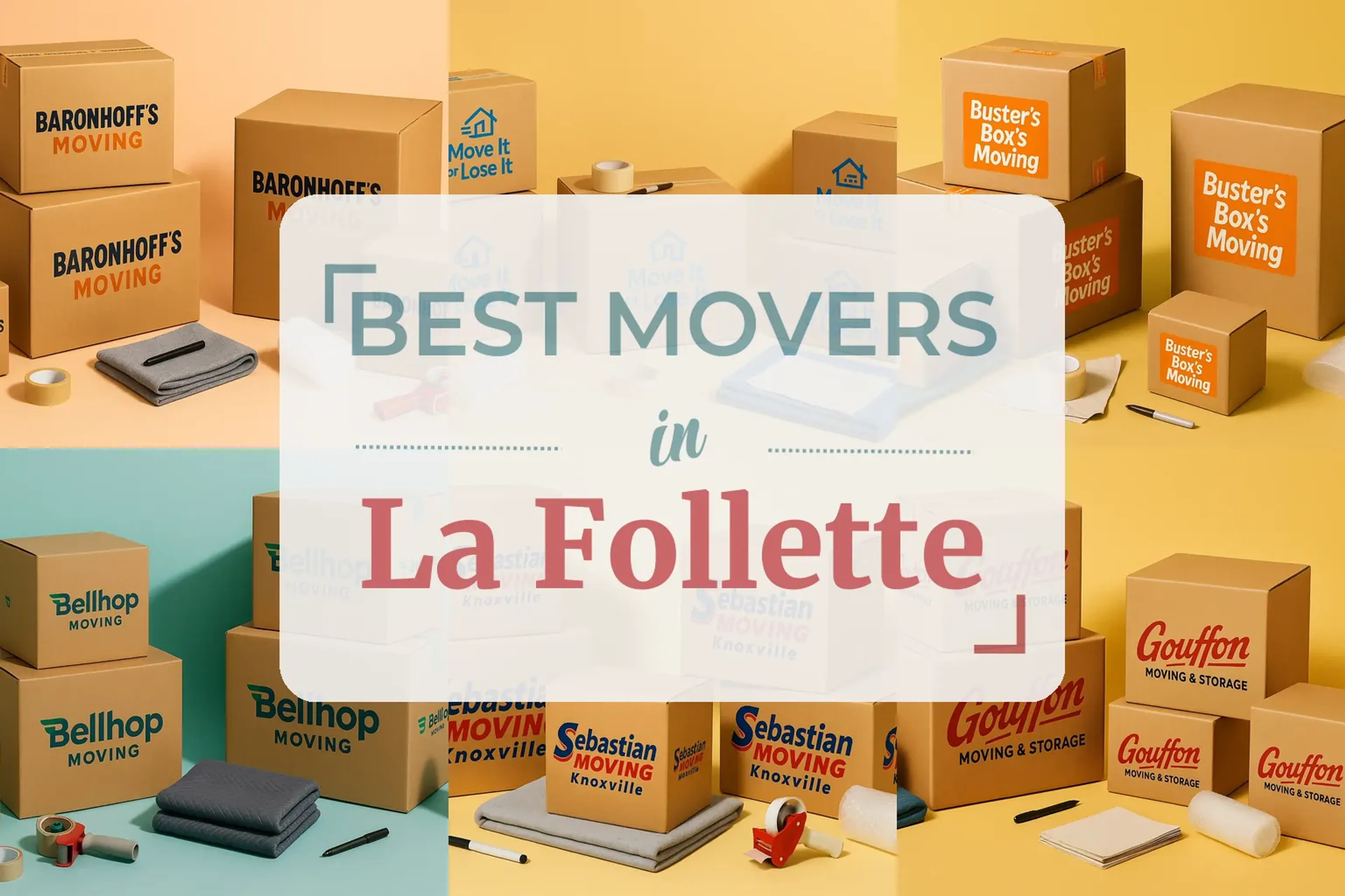 Side-by-side comparison of La Follette moving companies