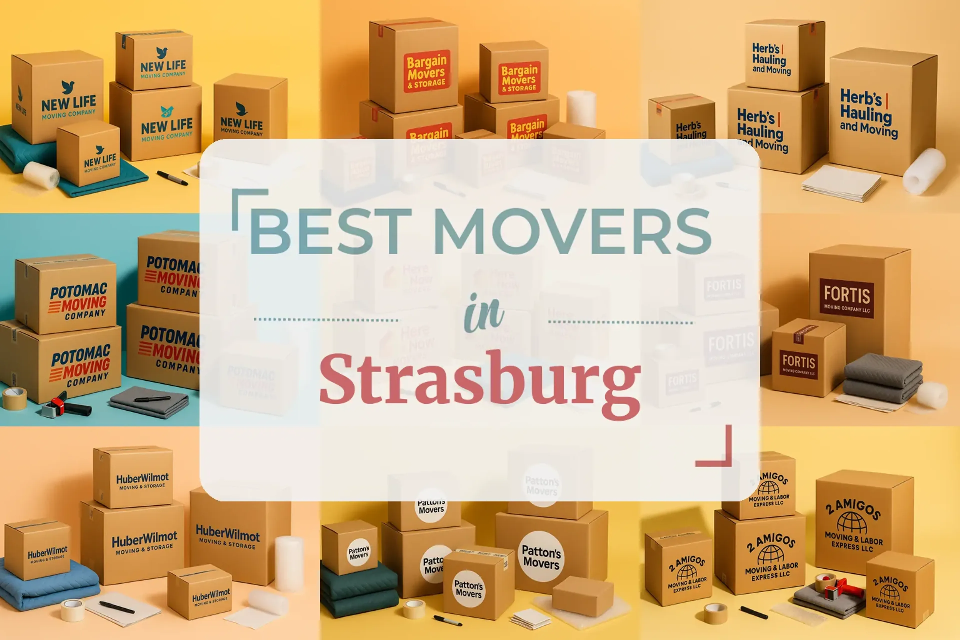 Side-by-side comparison of Strasburg moving companies
