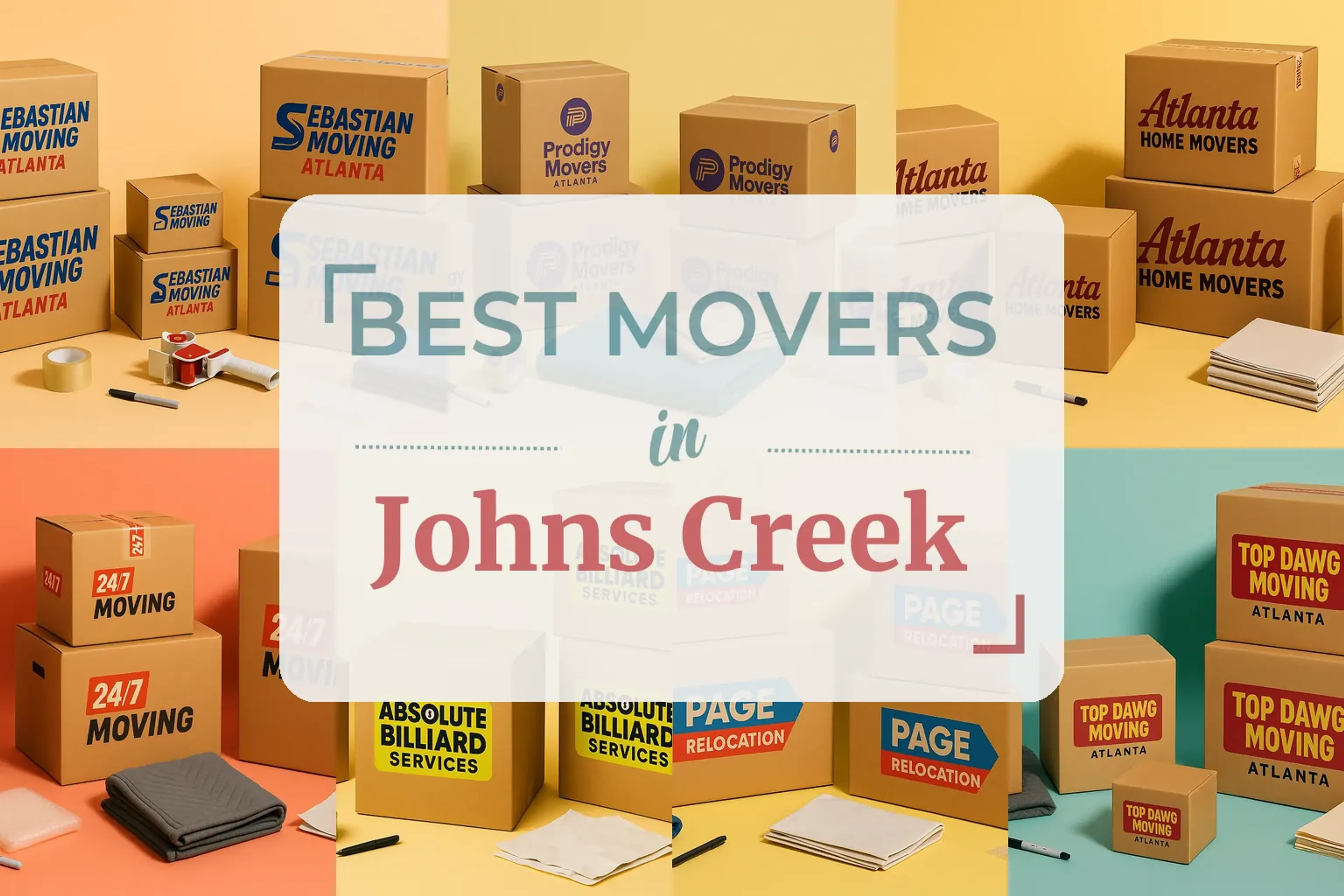 Side-by-side comparison of Johns Creek moving companies