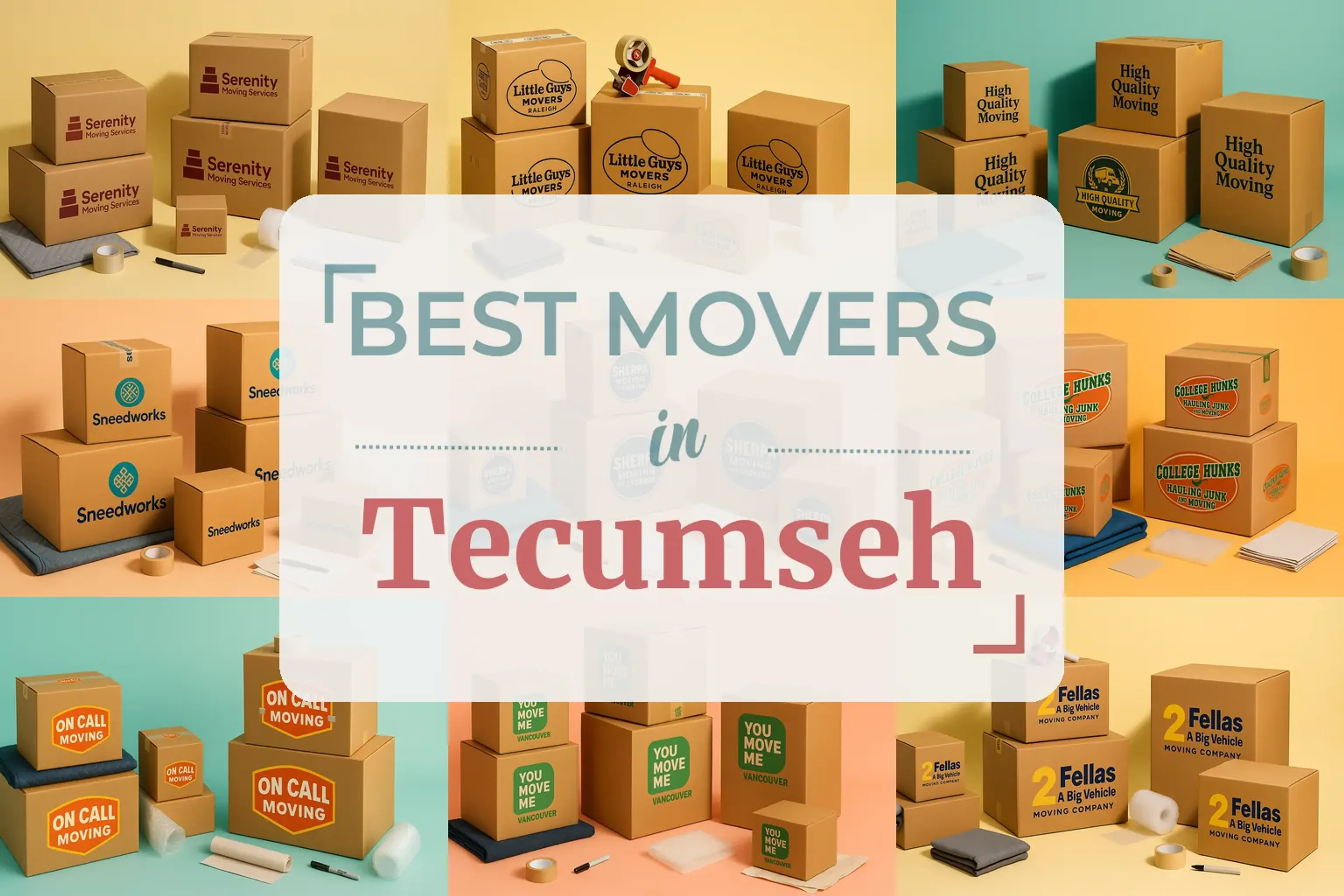 Side-by-side comparison of Tecumseh moving companies