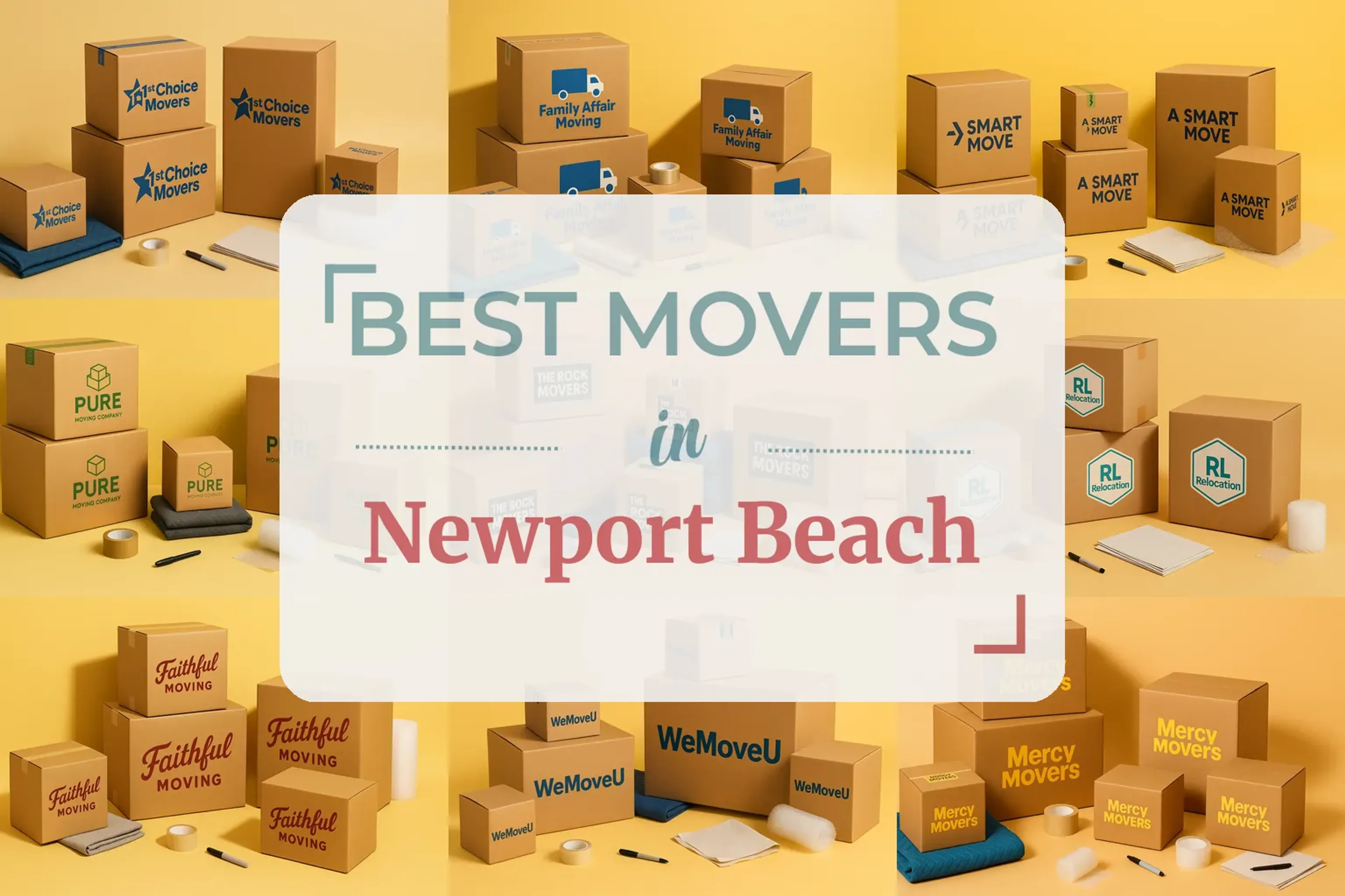 Side-by-side comparison of Newport Beach moving companies
