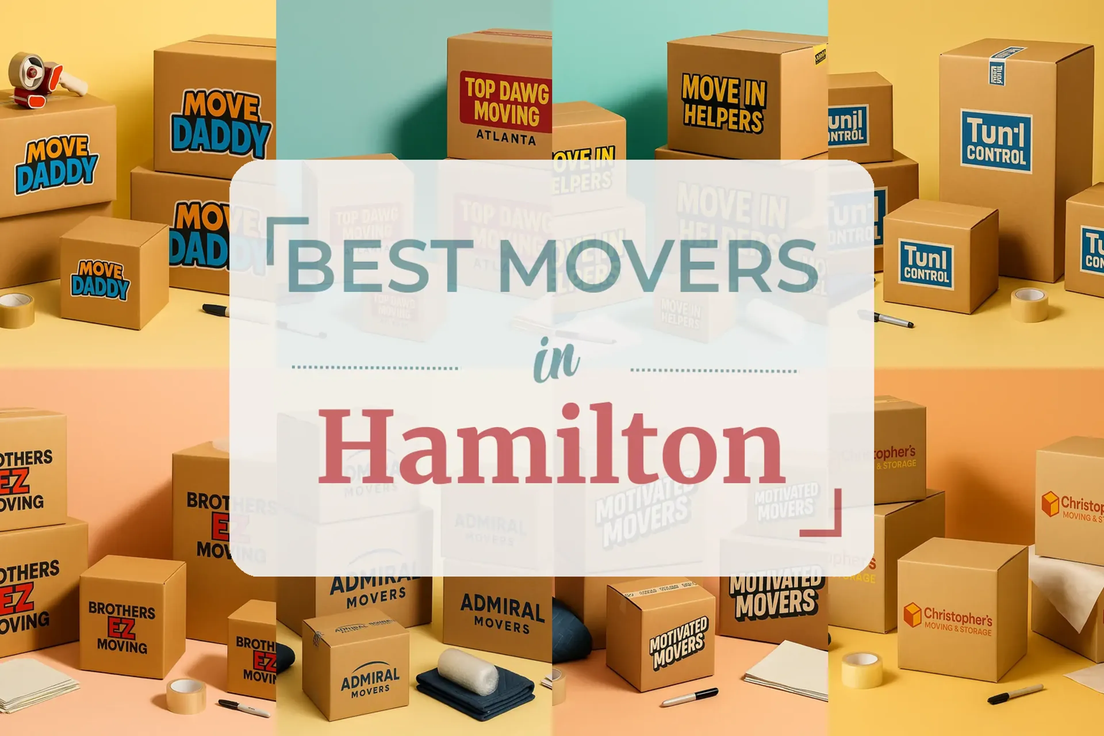 Side-by-side comparison of Hamilton moving companies