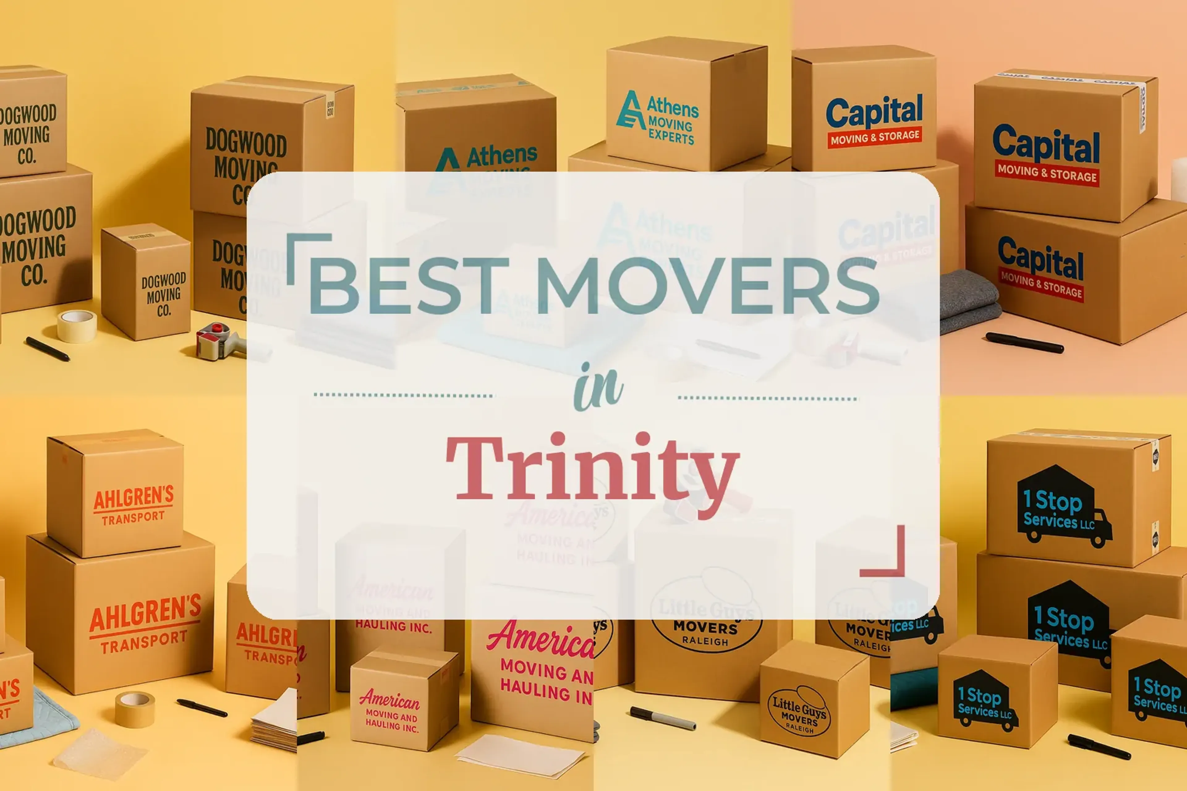 Side-by-side comparison of Trinity moving companies