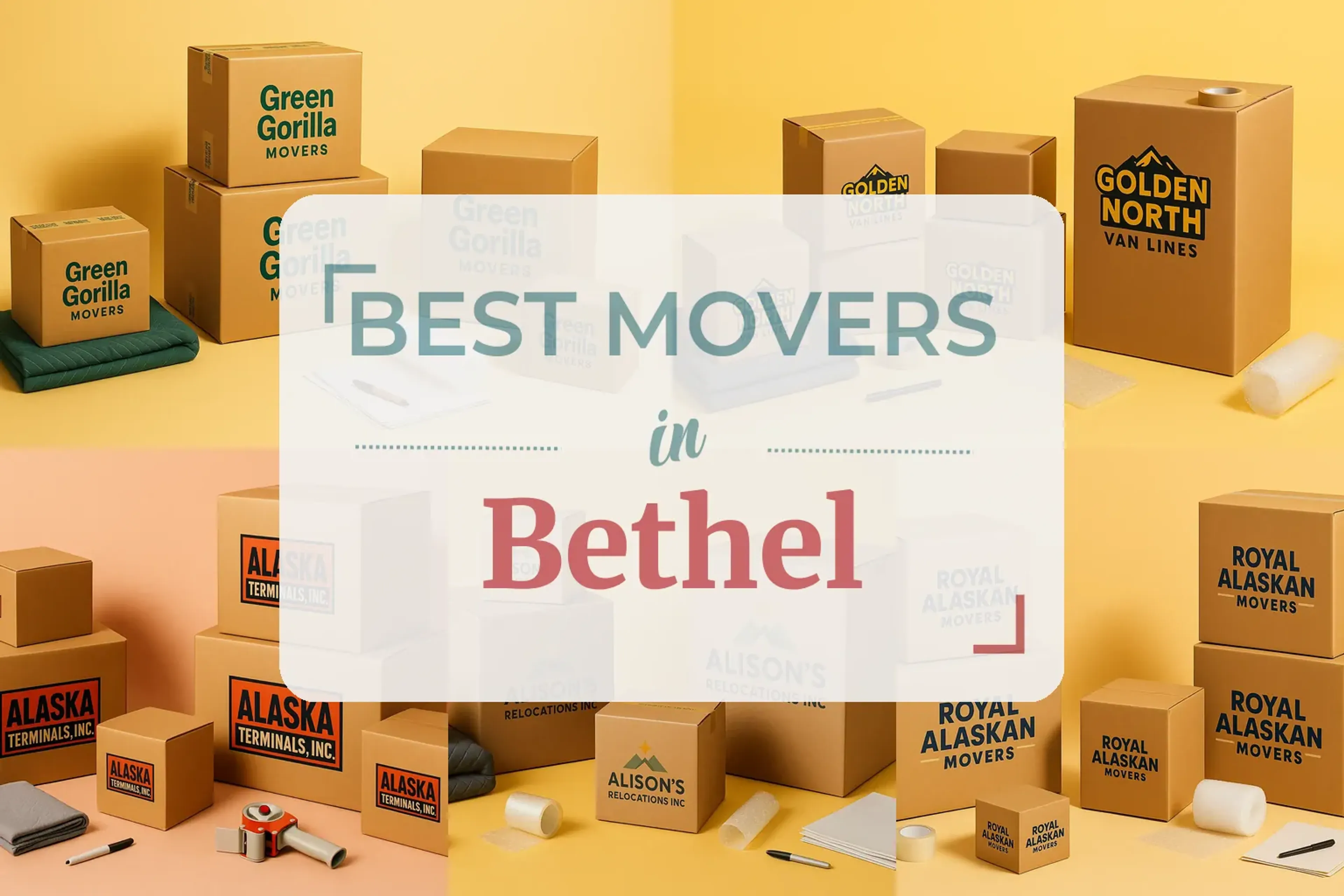 Side-by-side comparison of Bethel moving companies