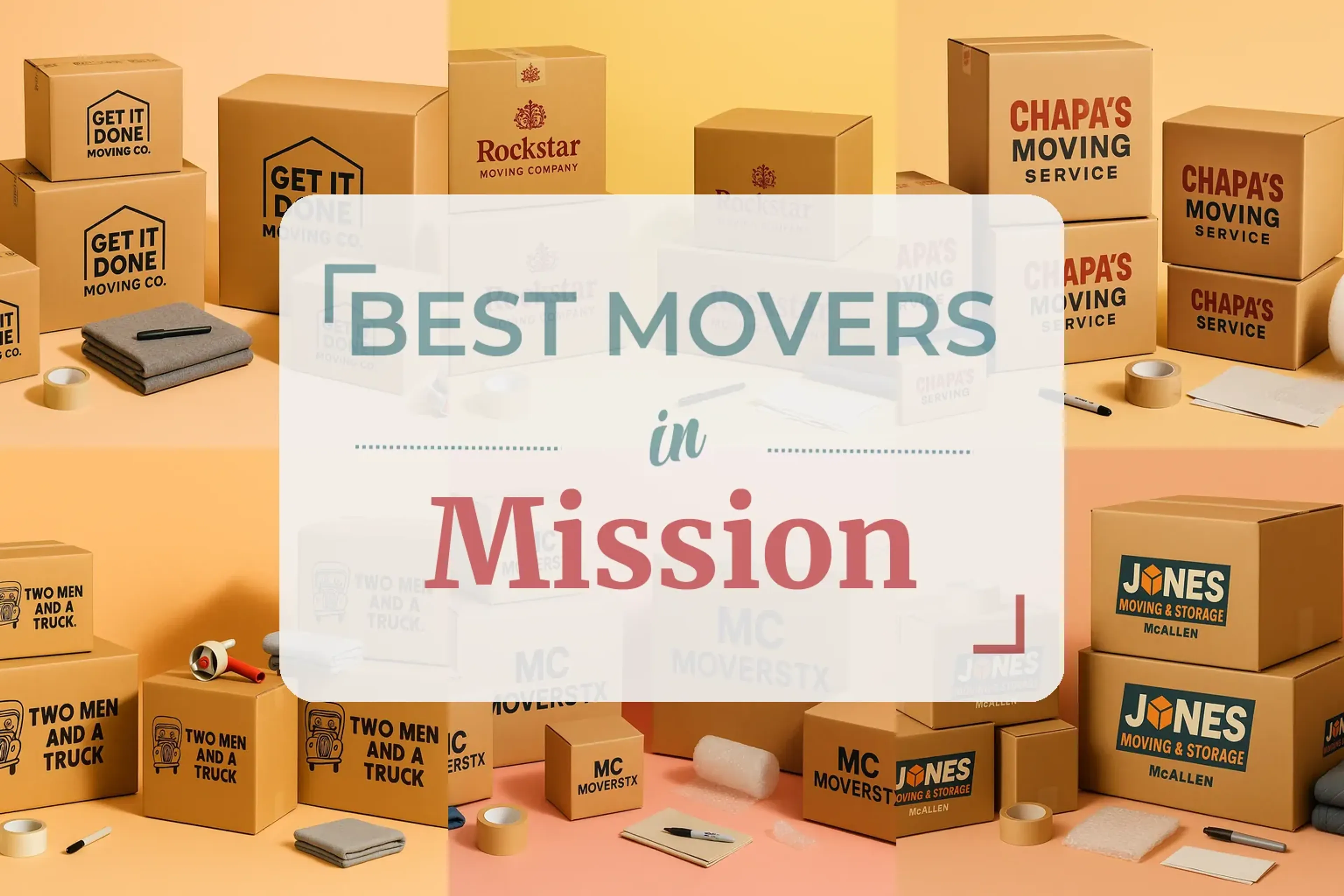 Side-by-side comparison of Mission moving companies