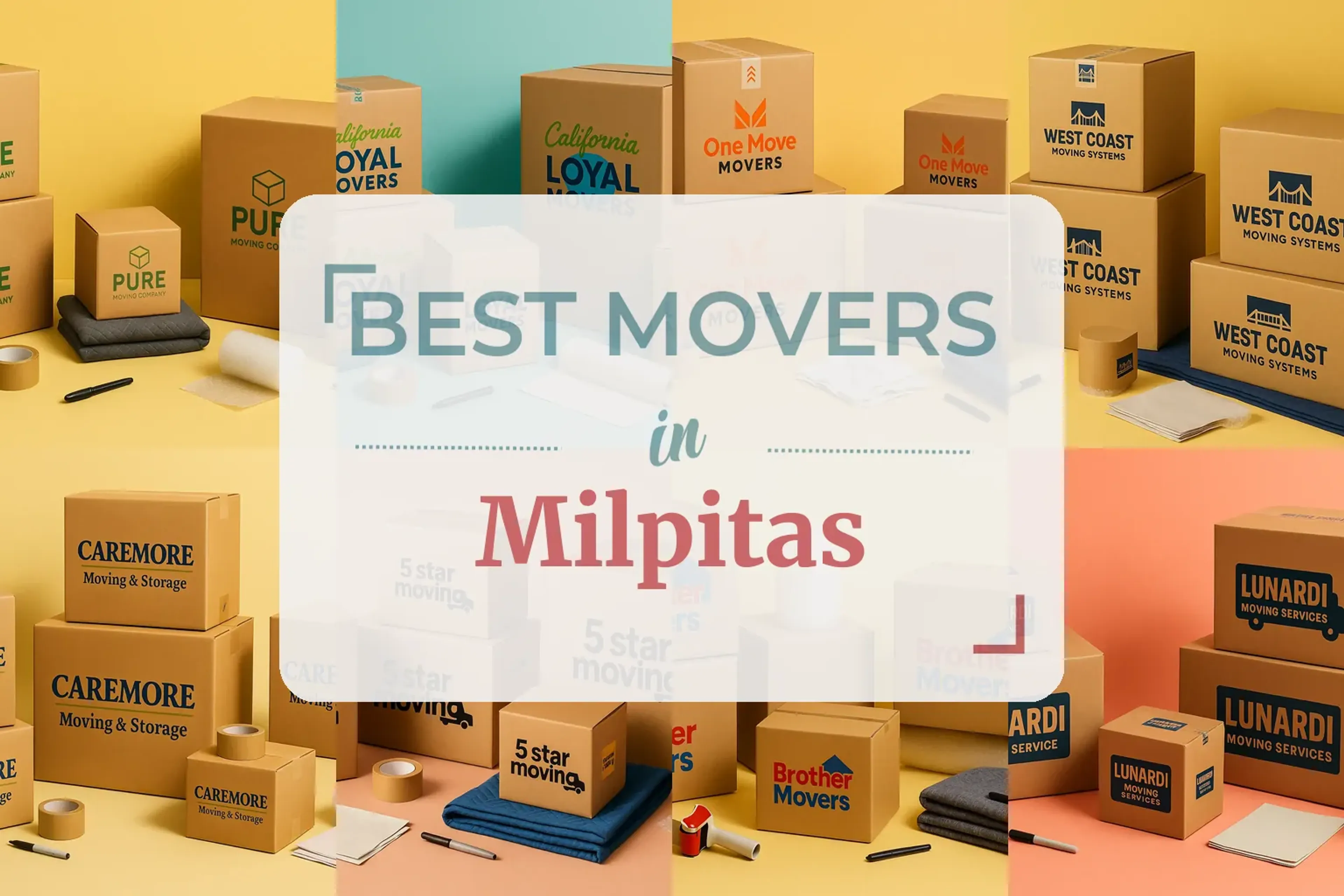 Side-by-side comparison of Milpitas moving companies