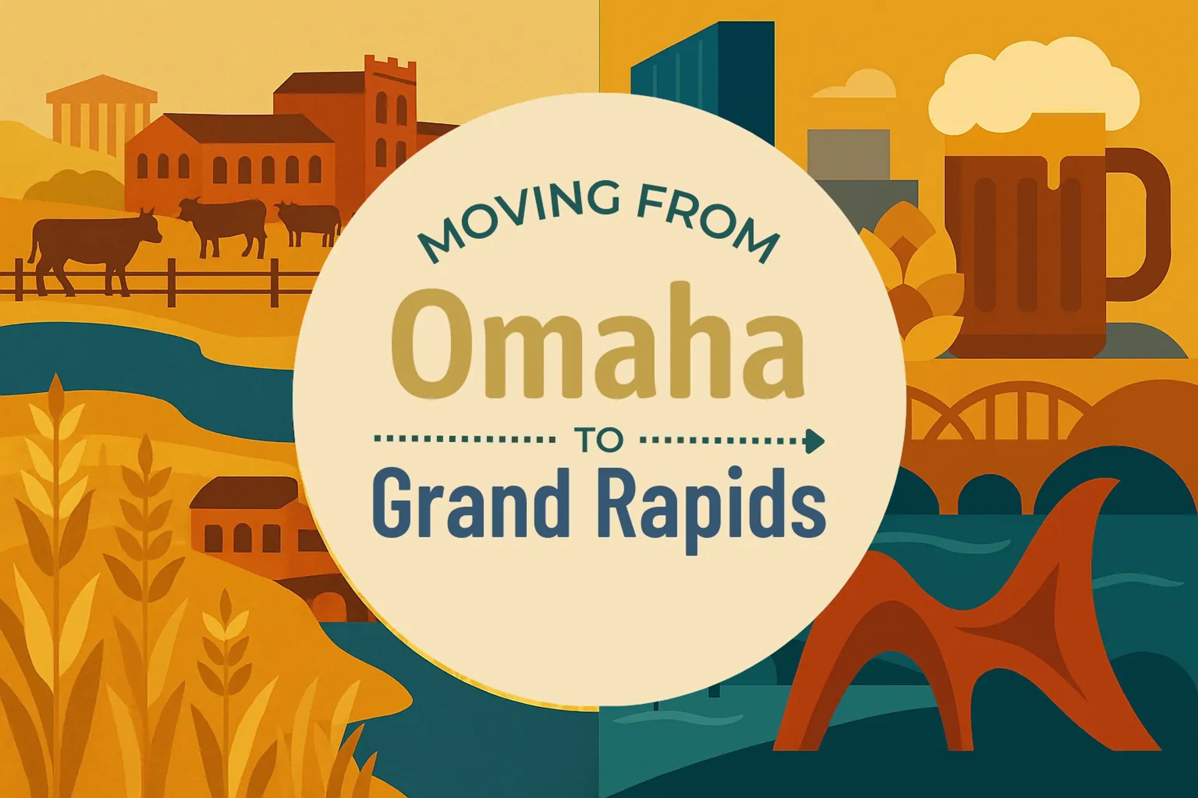 Side-by-side comparison of Omaha to Grand Rapids moving companies
