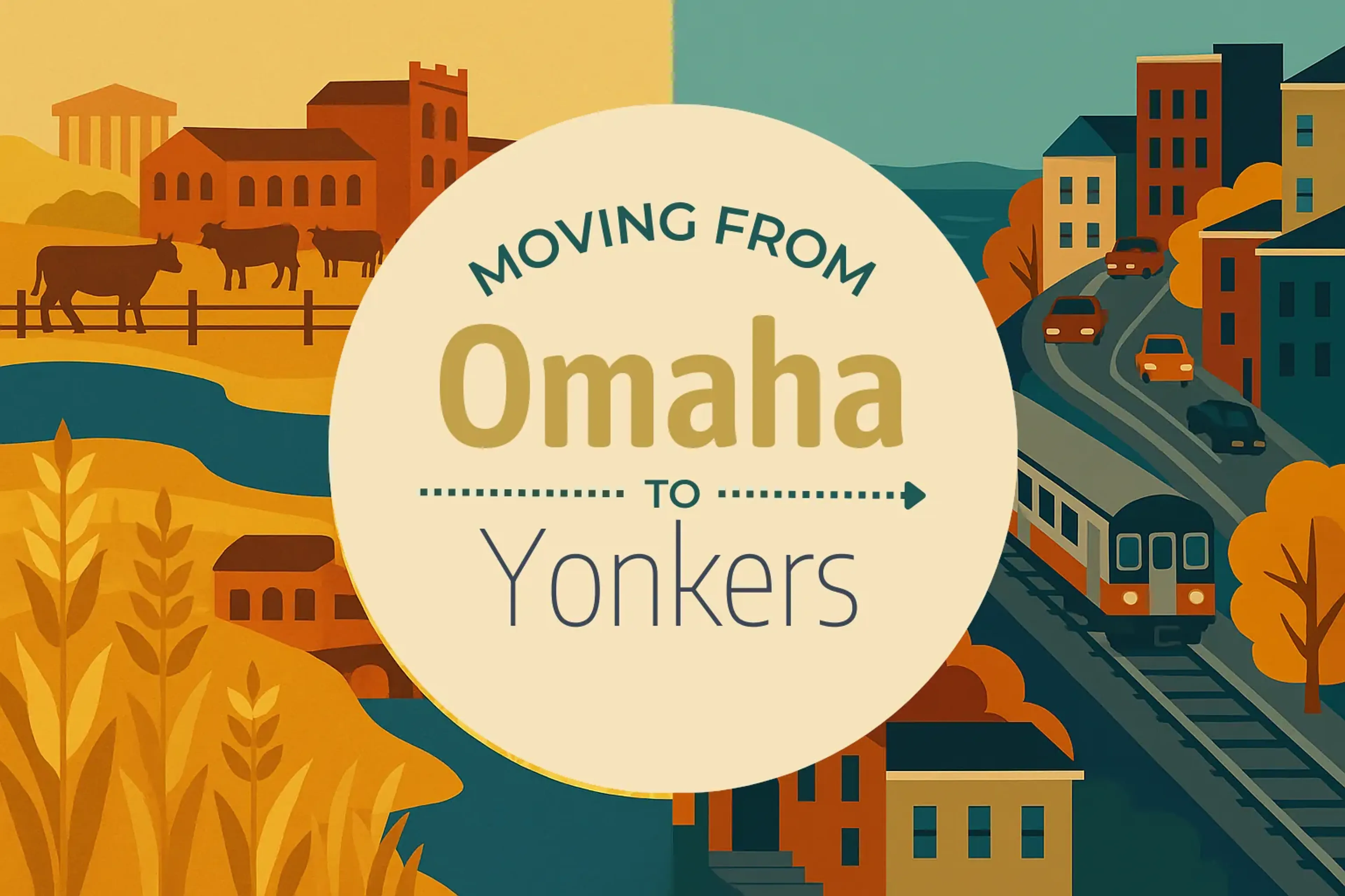 Side-by-side comparison of Omaha to Yonkers moving companies