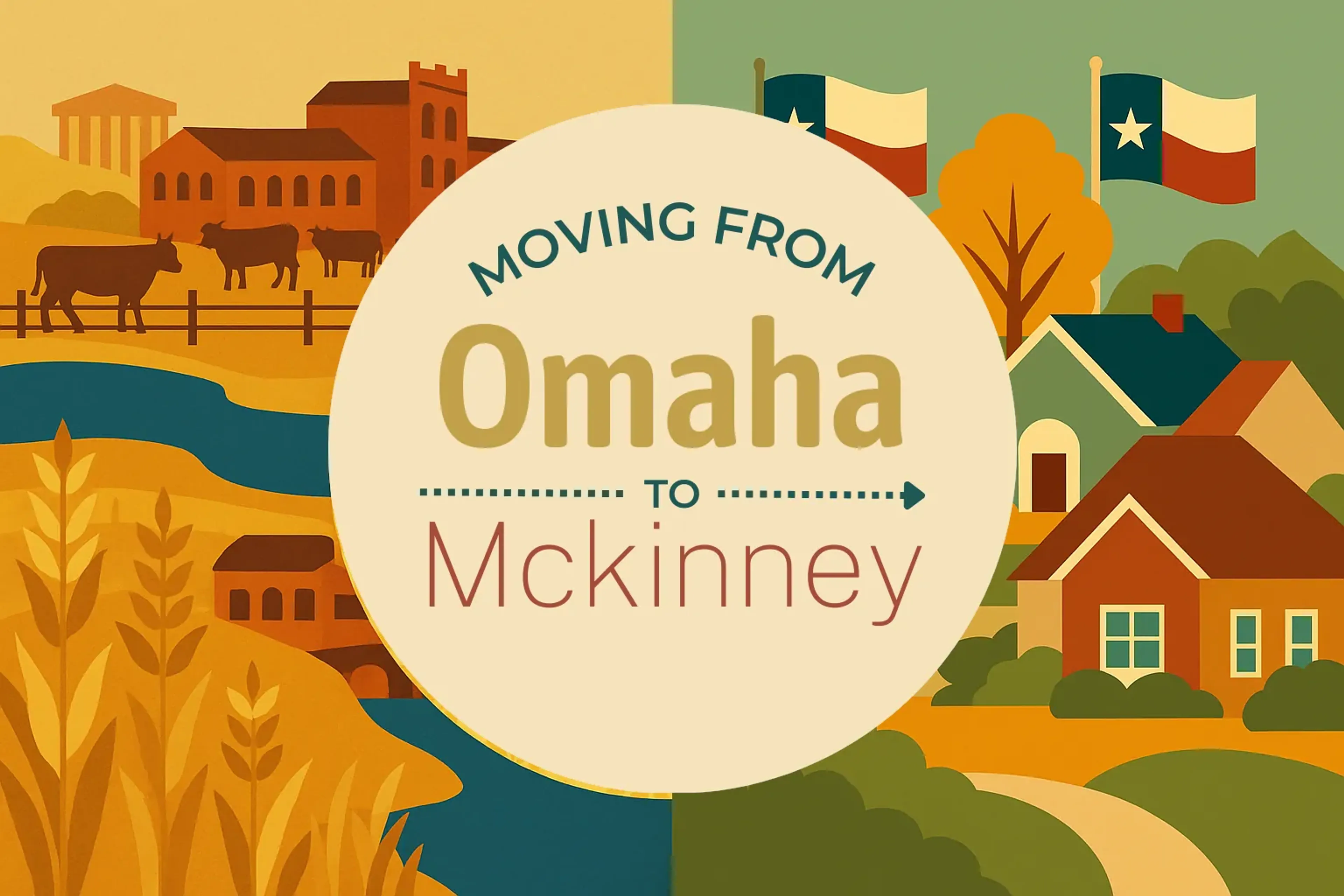 Side-by-side comparison of Omaha to Mckinney moving companies