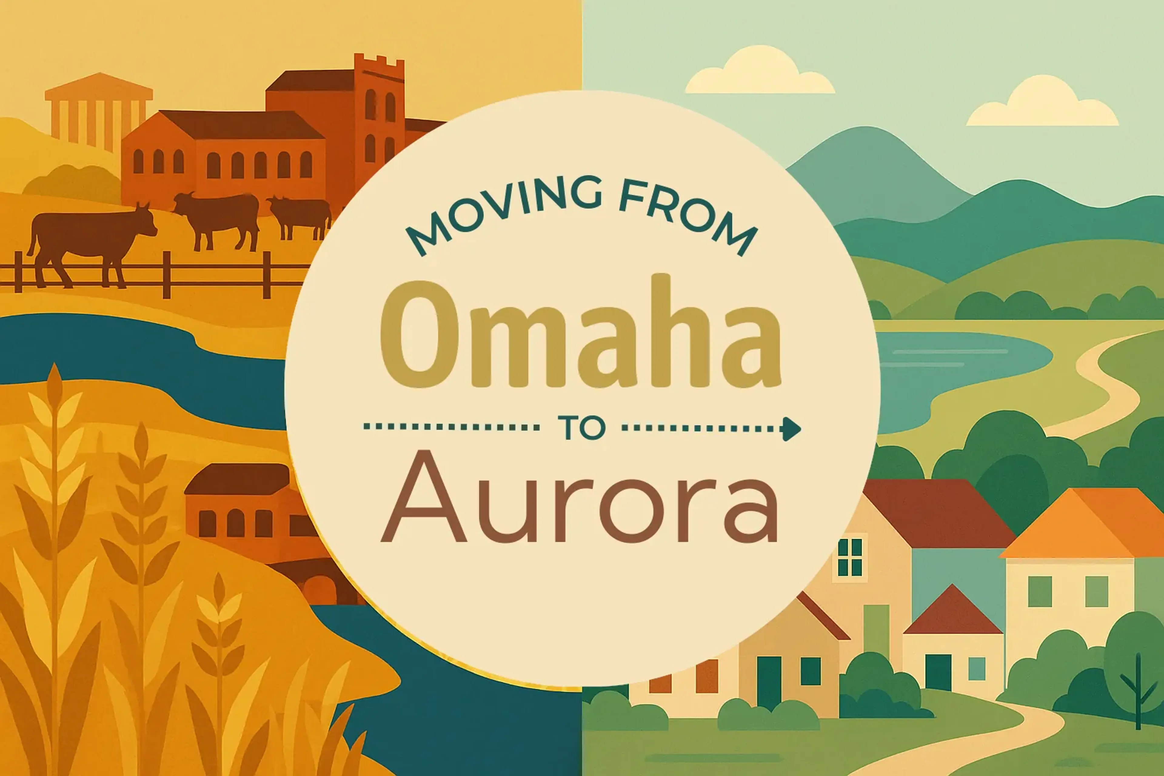 Side-by-side comparison of Omaha to Aurora moving companies
