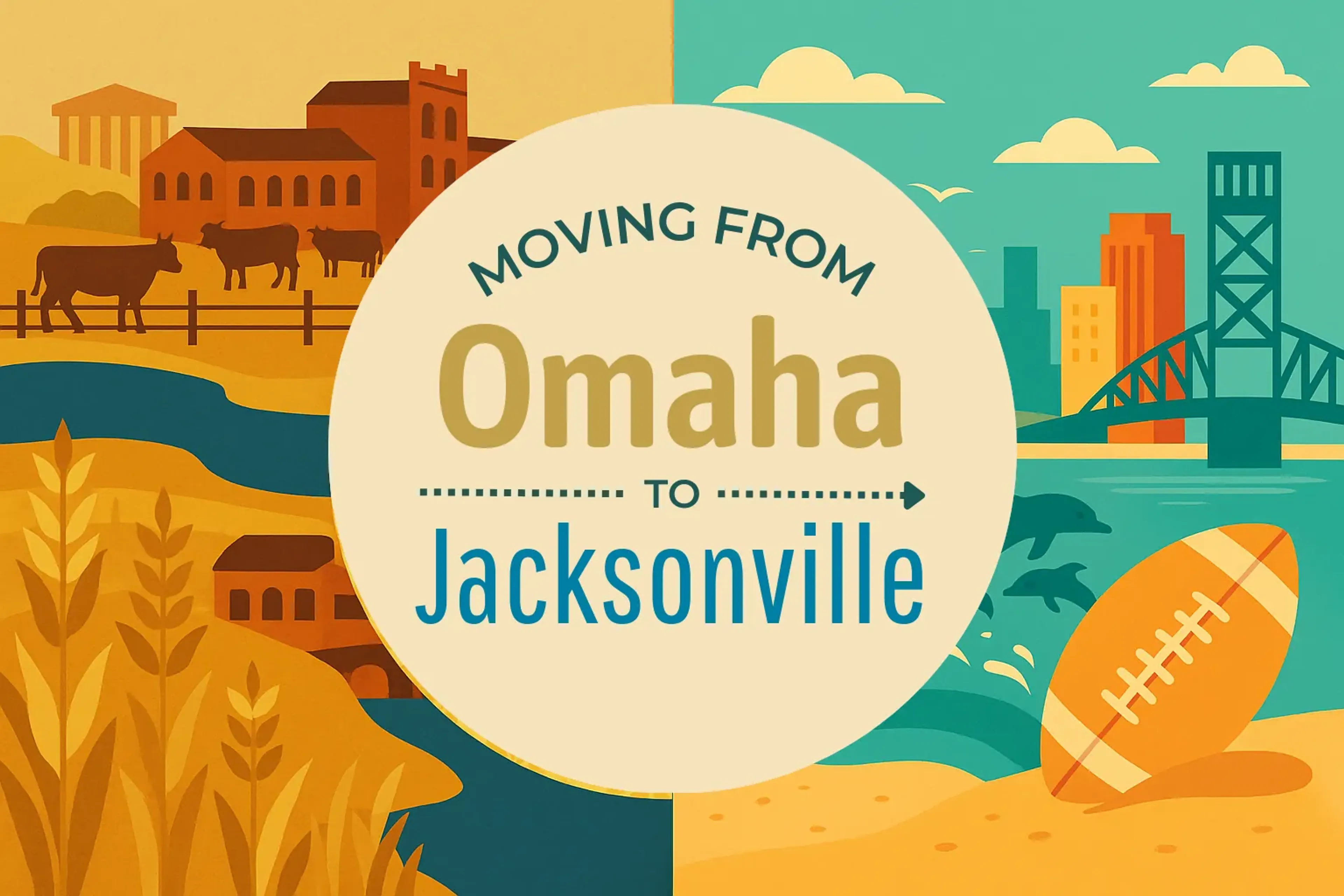 Side-by-side comparison of Omaha to Jacksonville moving companies