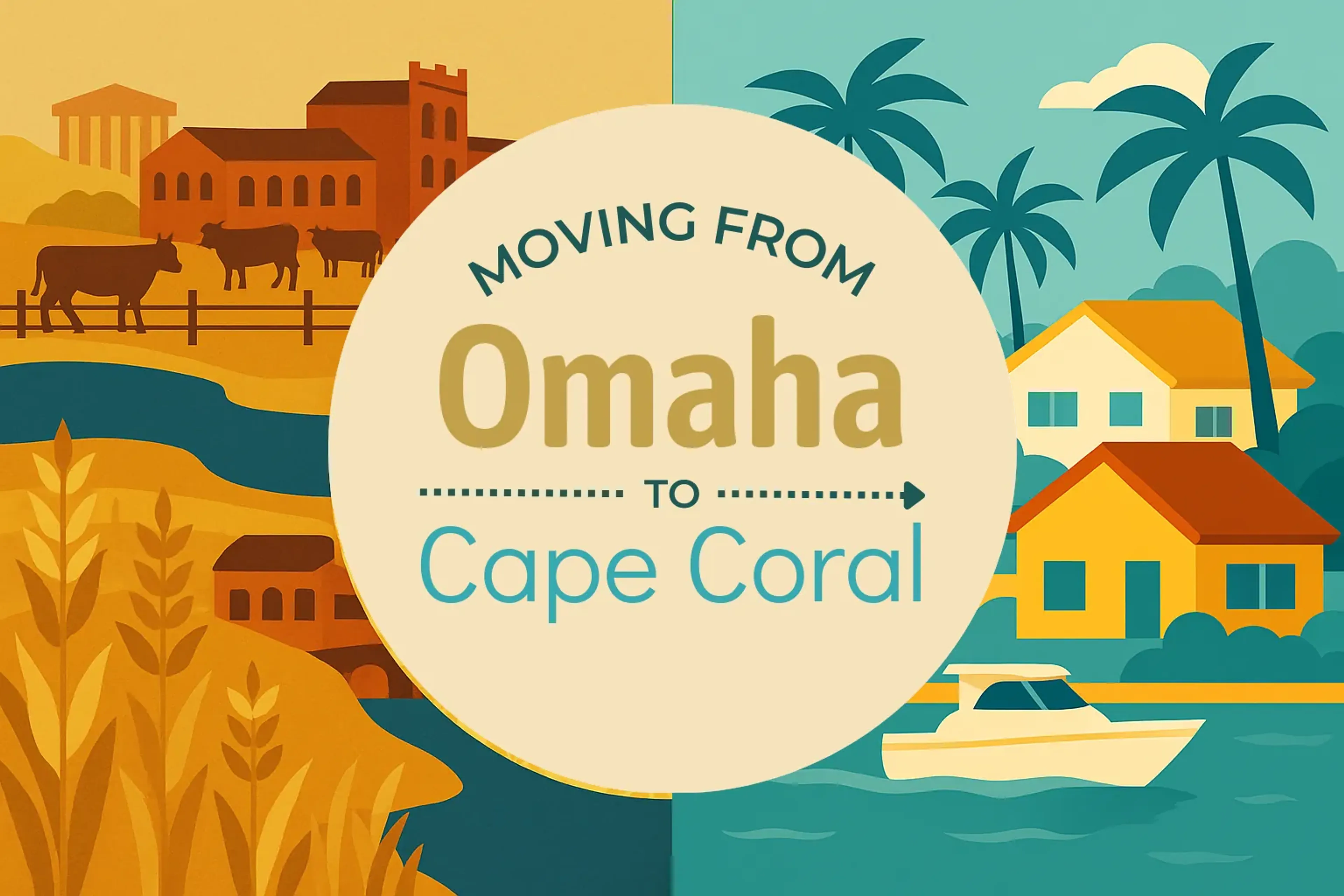 Side-by-side comparison of Omaha to Cape Coral moving companies
