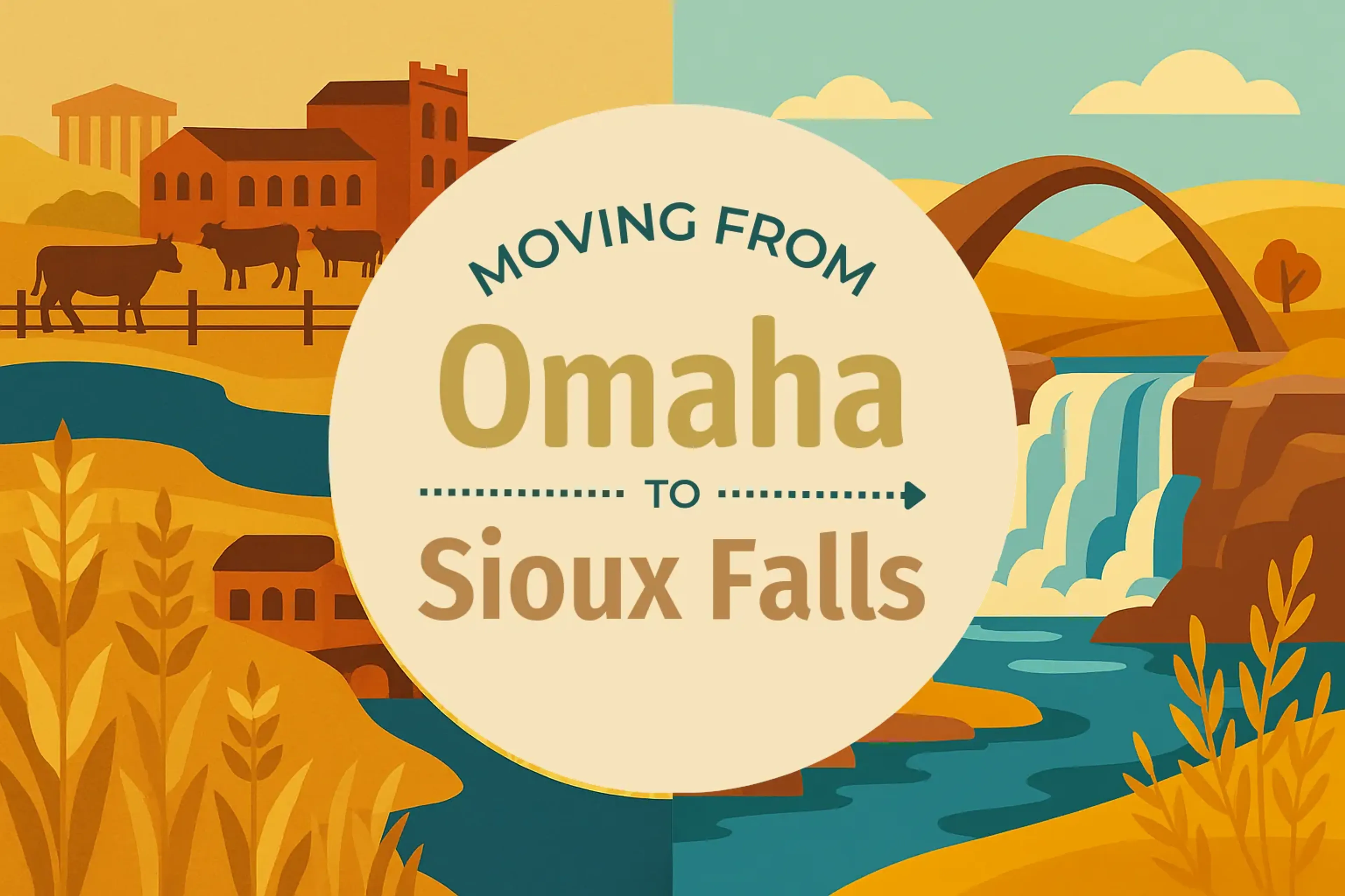 Side-by-side comparison of Omaha to Sioux Falls moving companies
