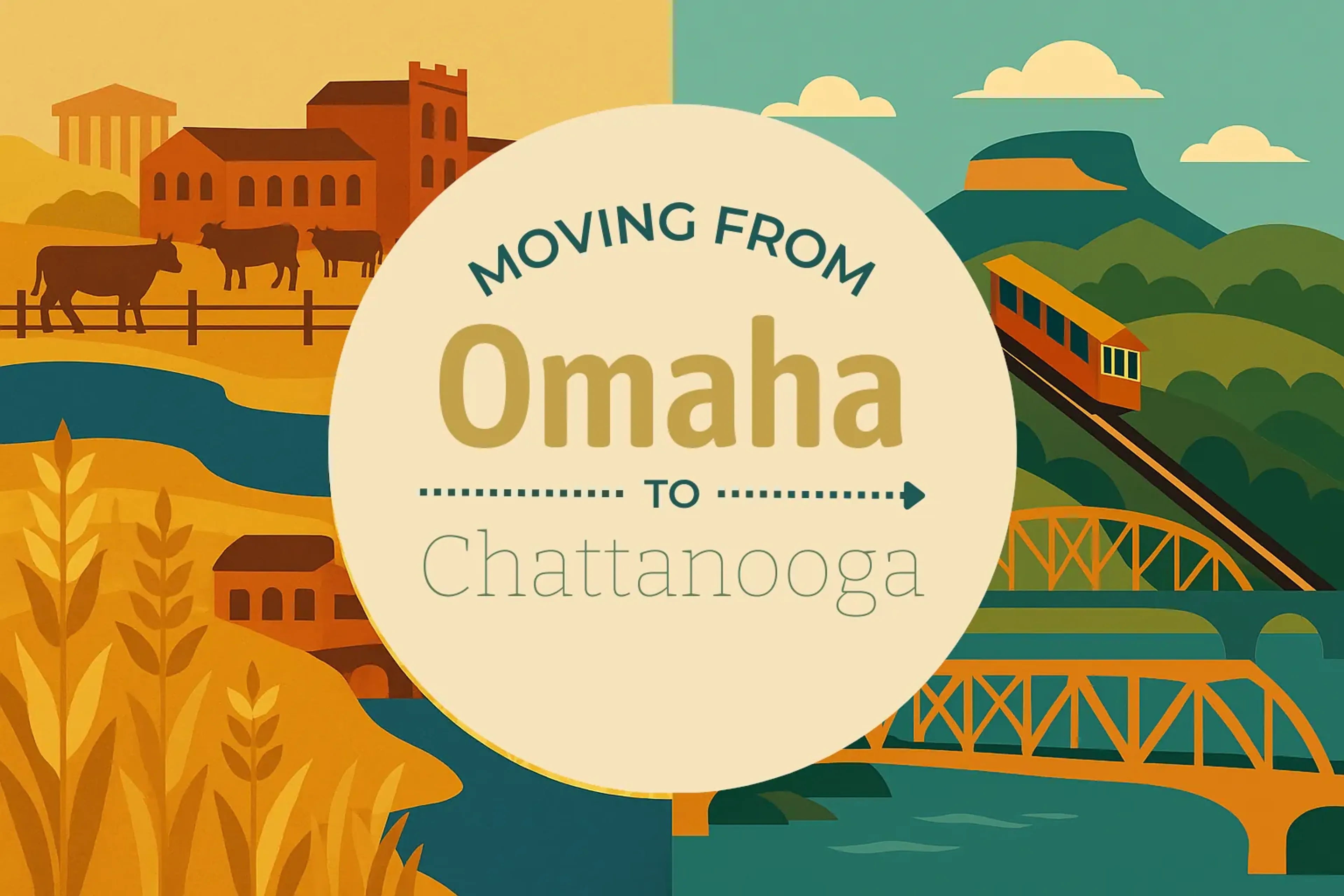 Side-by-side comparison of Omaha to Chattanooga moving companies