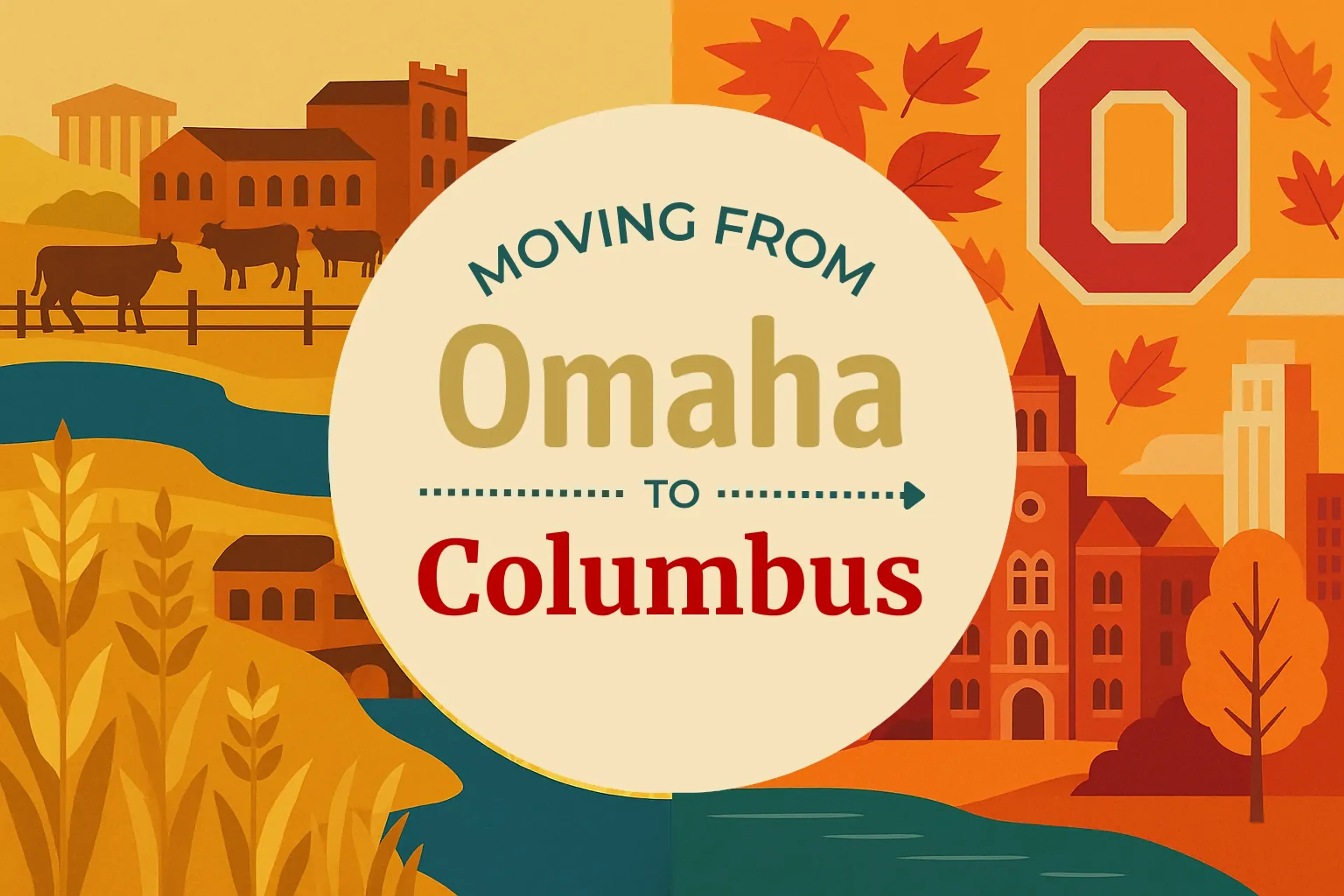 Side-by-side comparison of Omaha to Columbus moving companies