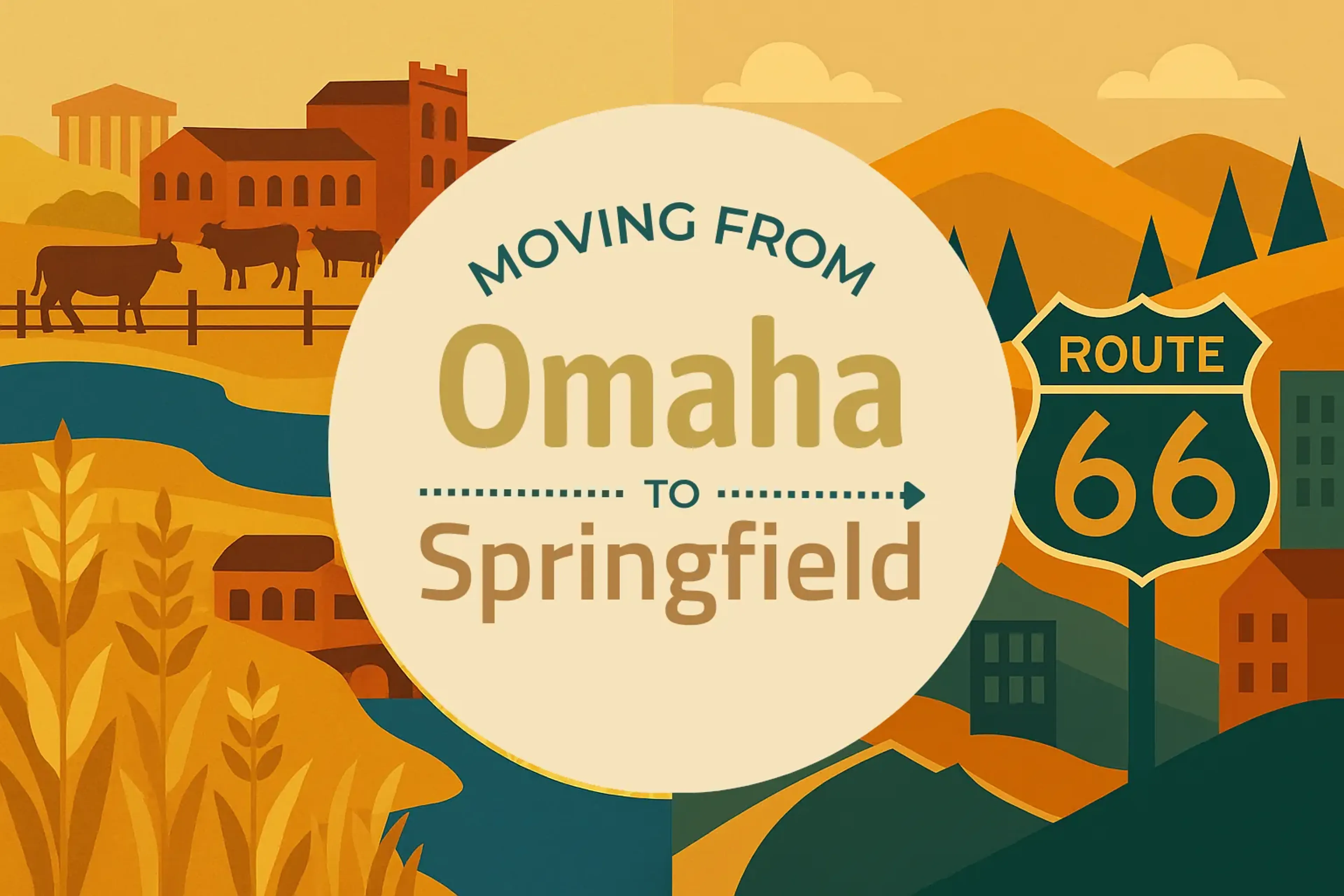Side-by-side comparison of Omaha to Springfield moving companies