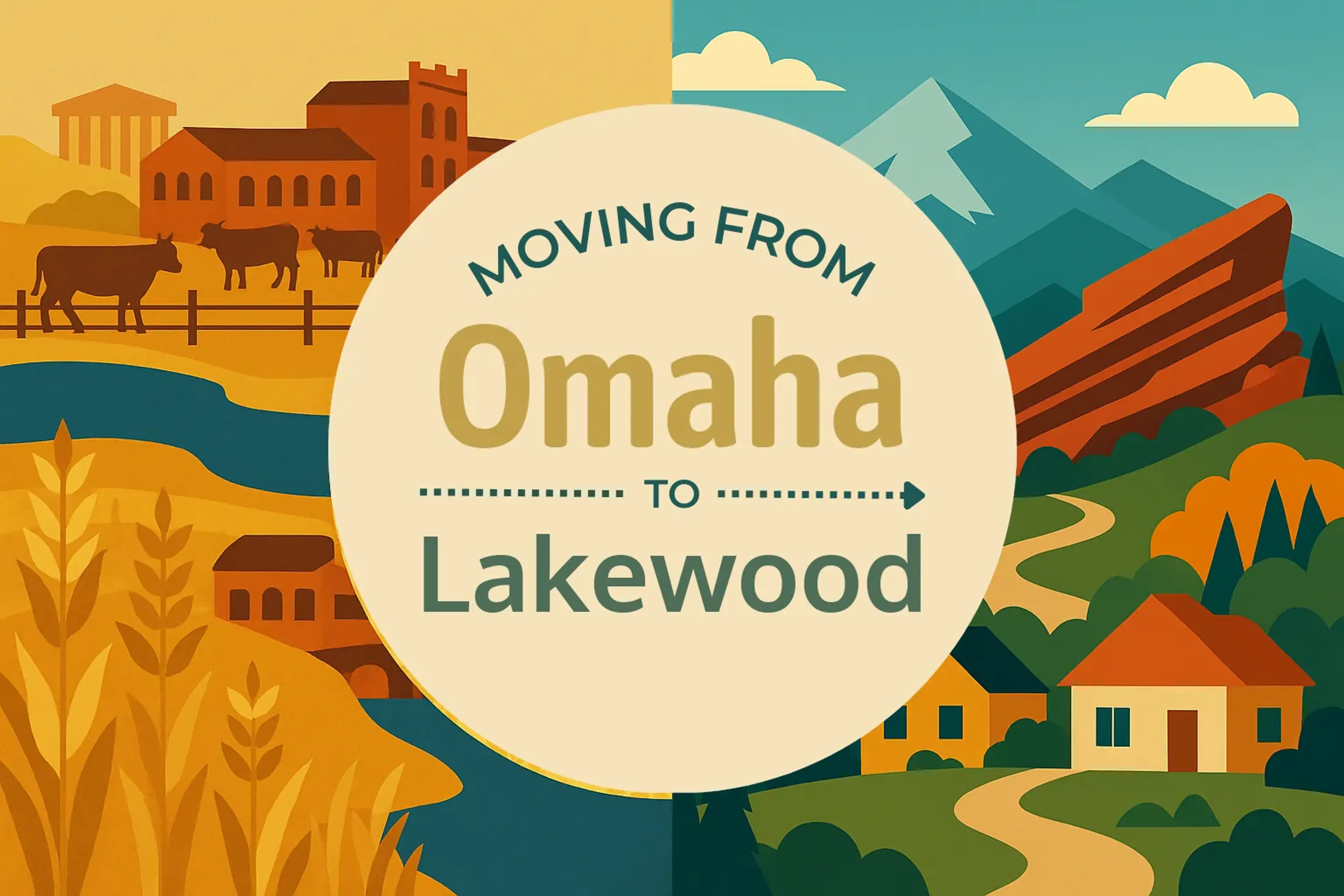 Side-by-side comparison of Omaha to Lakewood moving companies