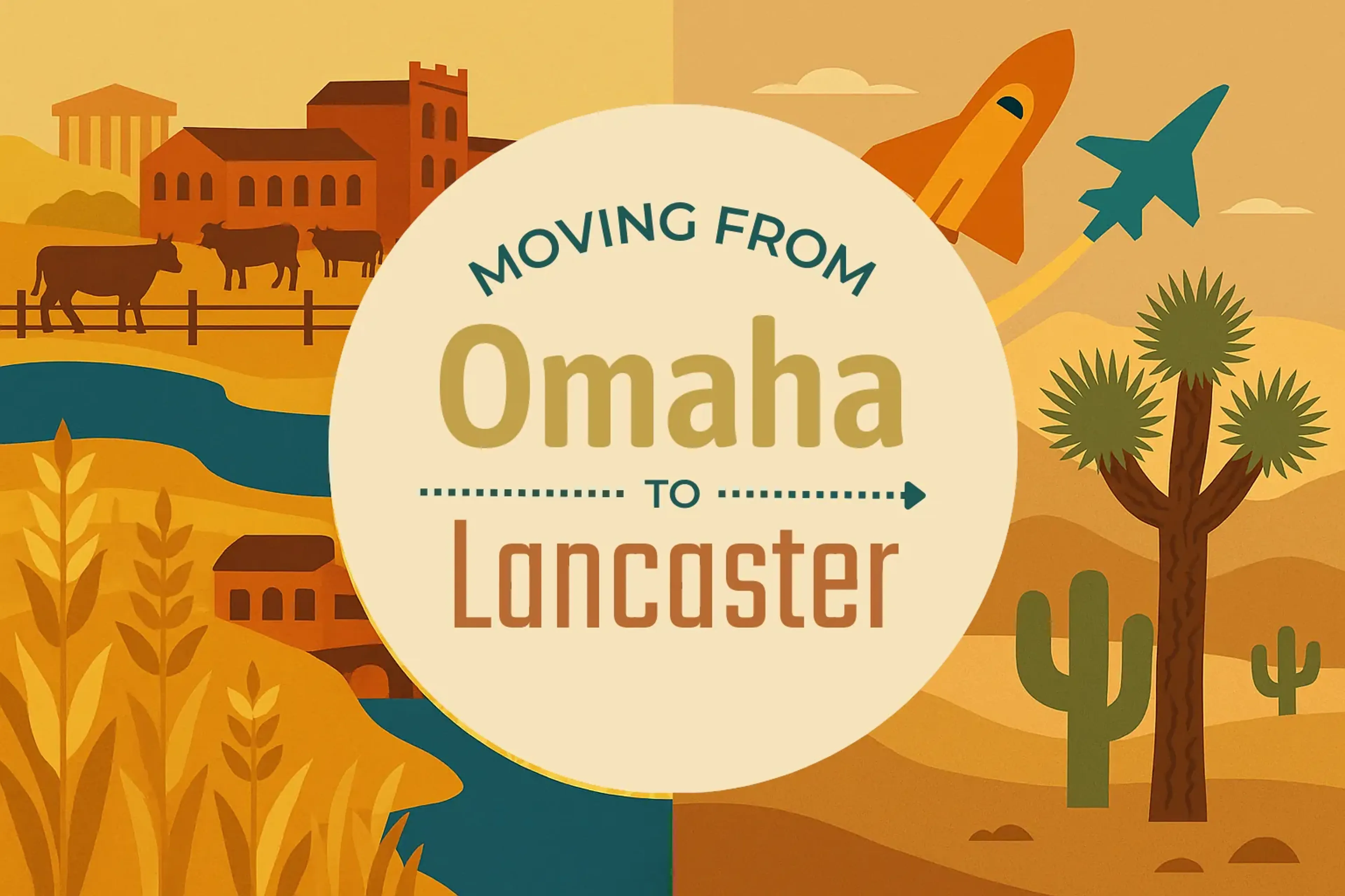 Side-by-side comparison of Omaha to Lancaster moving companies