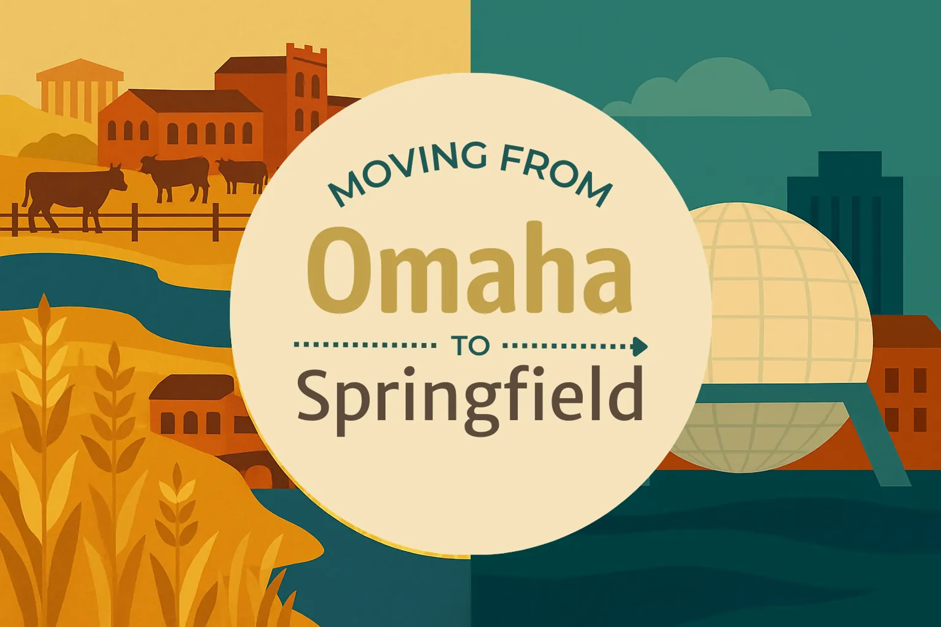 Side-by-side comparison of Omaha to Springfield moving companies