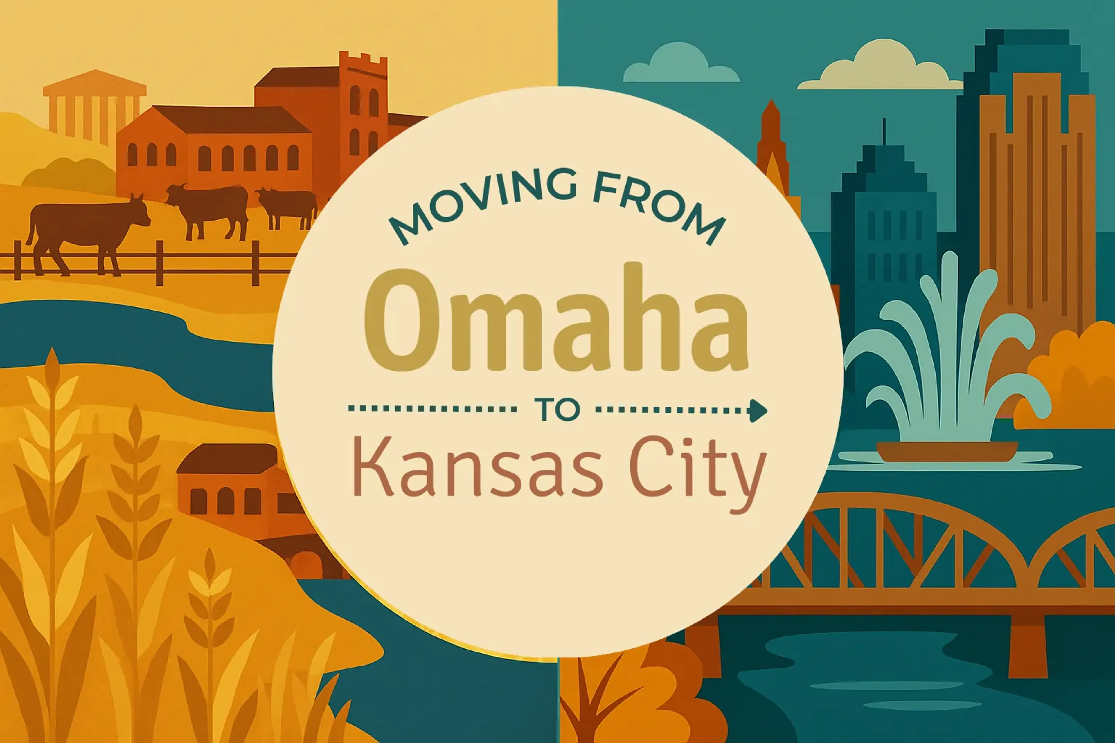 Side-by-side comparison of Omaha to Kansas City moving companies