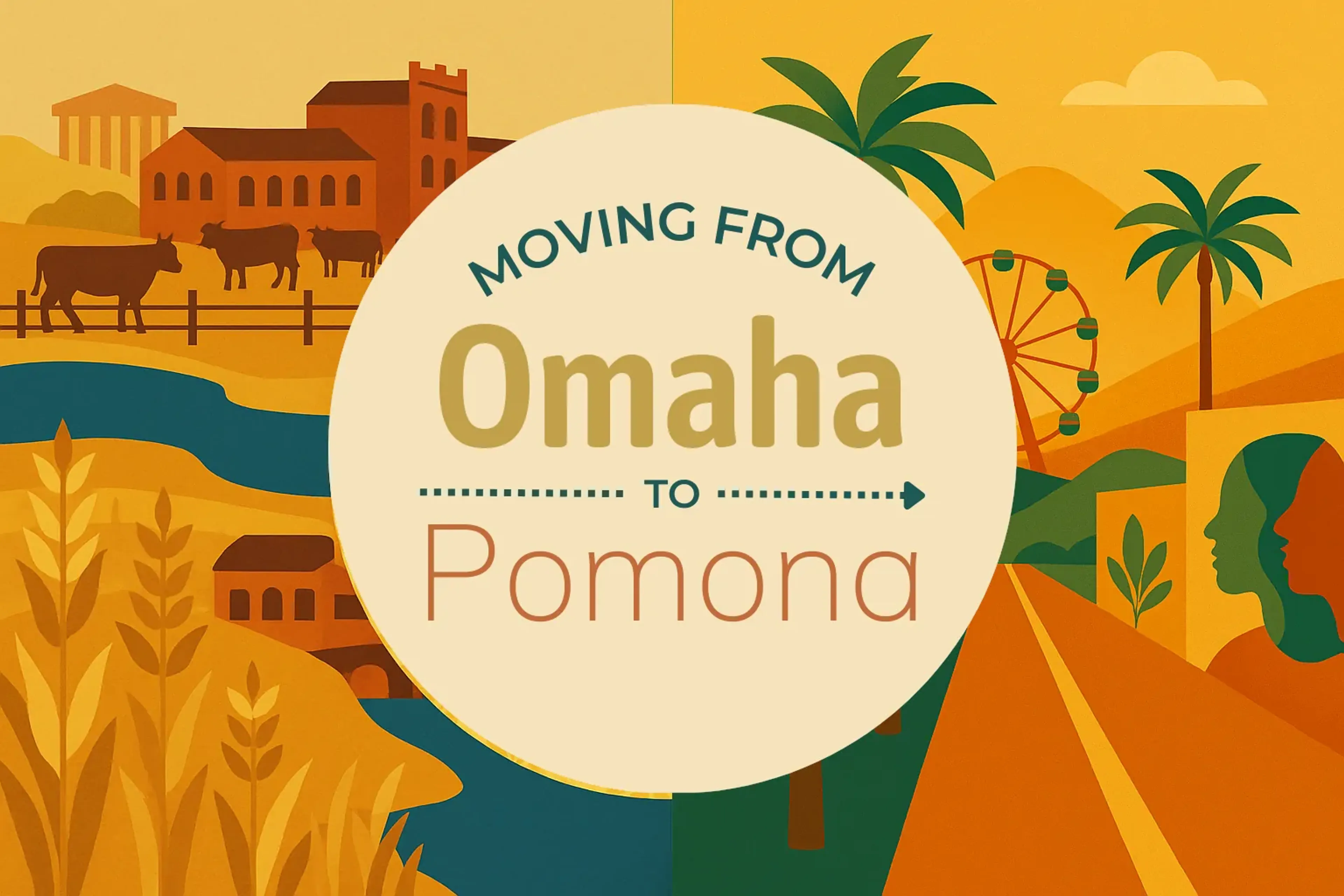 Side-by-side comparison of Omaha to Pomona moving companies